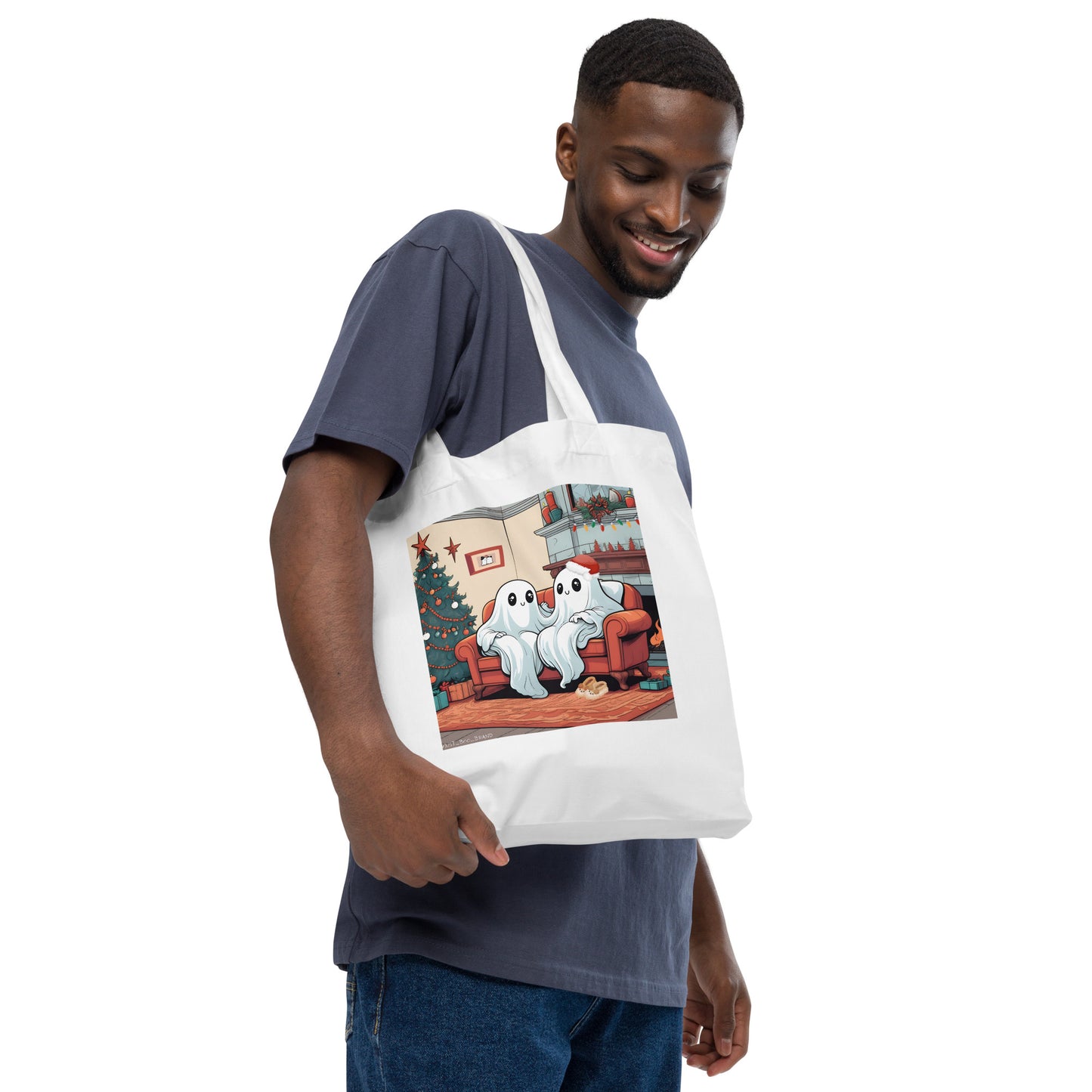 All I want for Xmas is boo Organic fashion tote bag