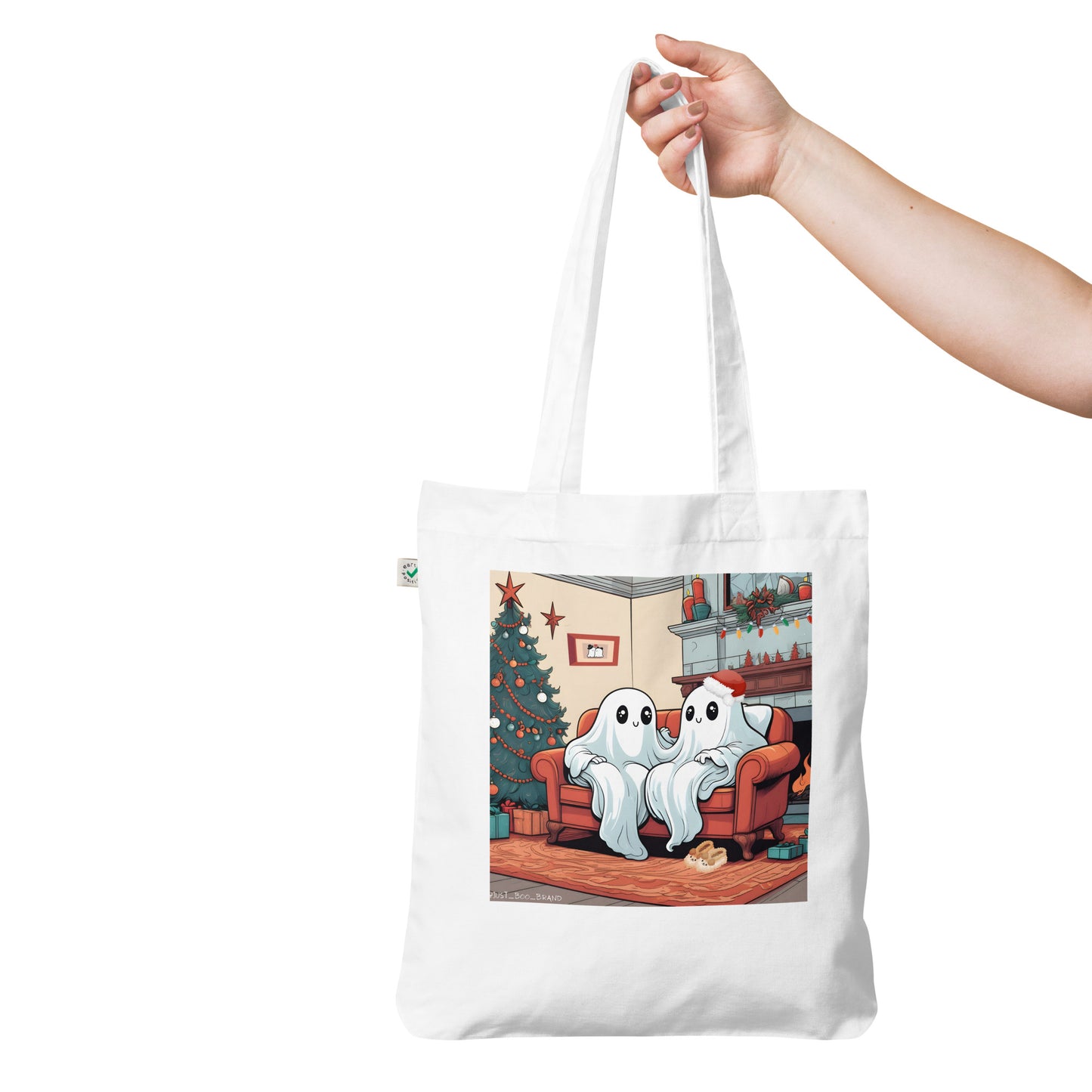 All I want for Xmas is boo Organic fashion tote bag