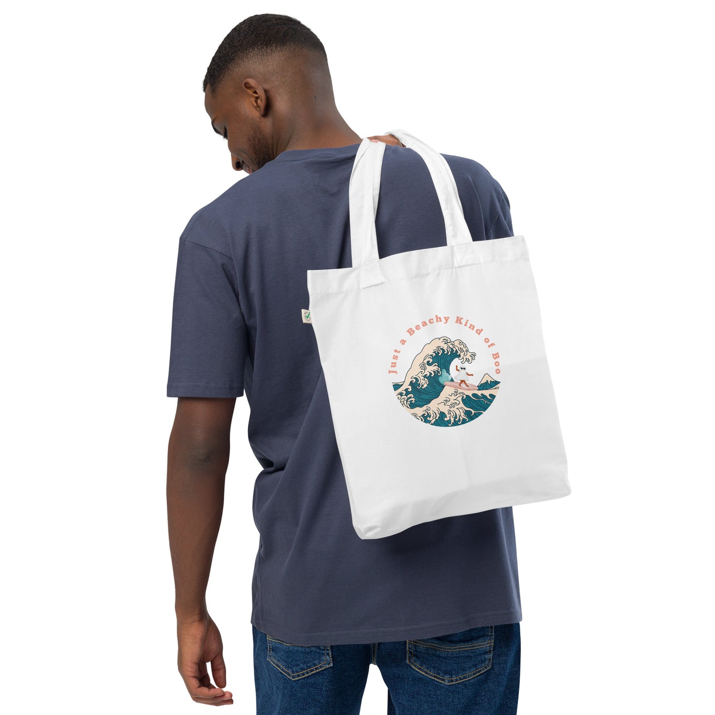 Beachy boo Organic fashion tote bag