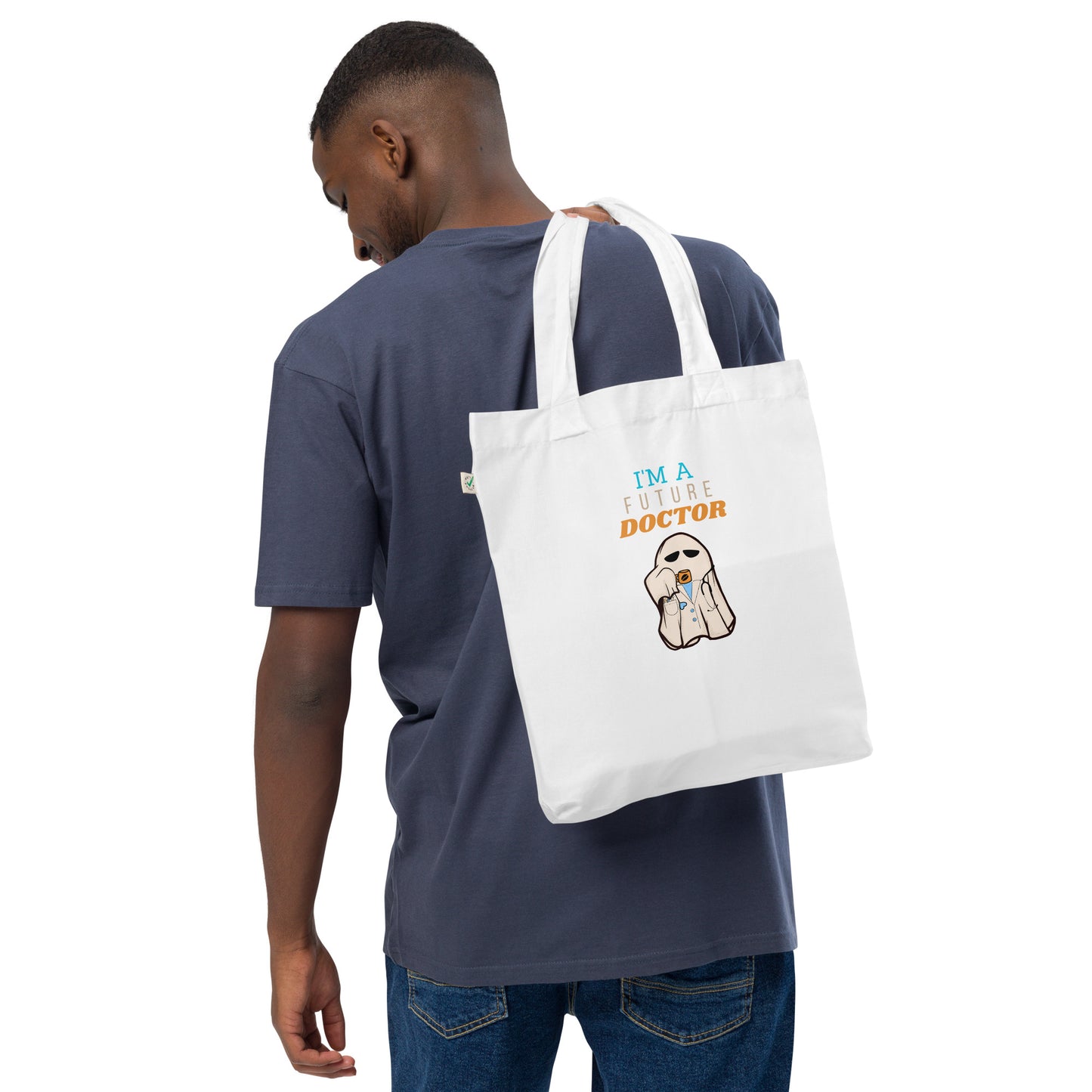 Future Doctor Organic fashion tote bag