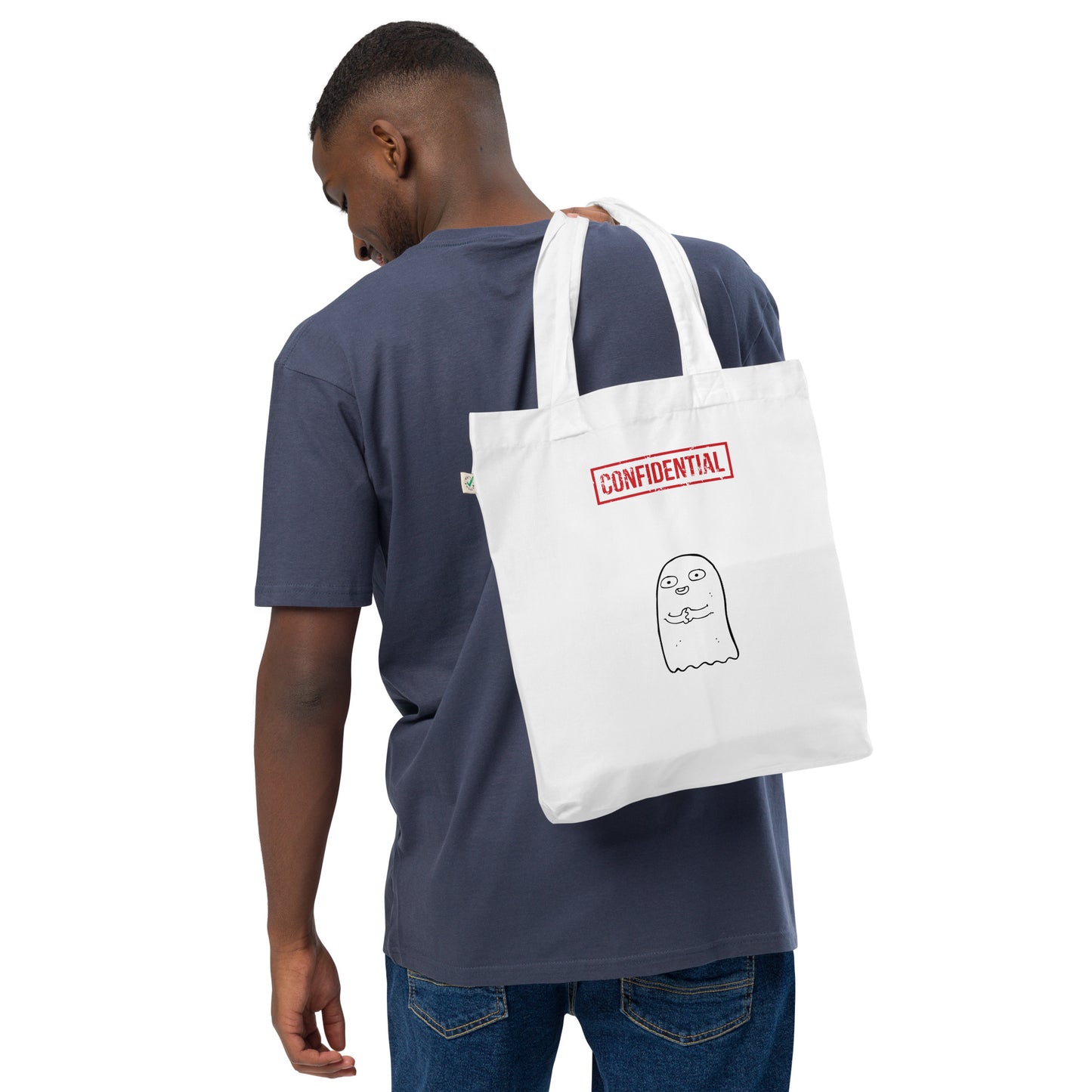 Confidential Organic fashion tote bag