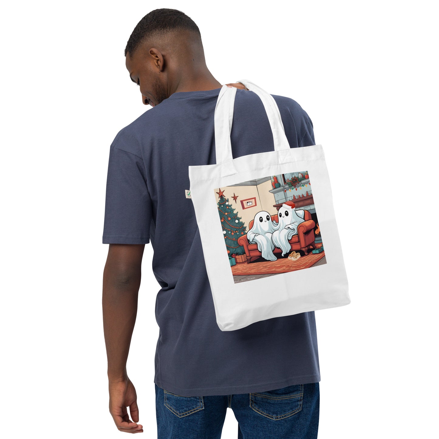 All I want for Xmas is boo Organic fashion tote bag