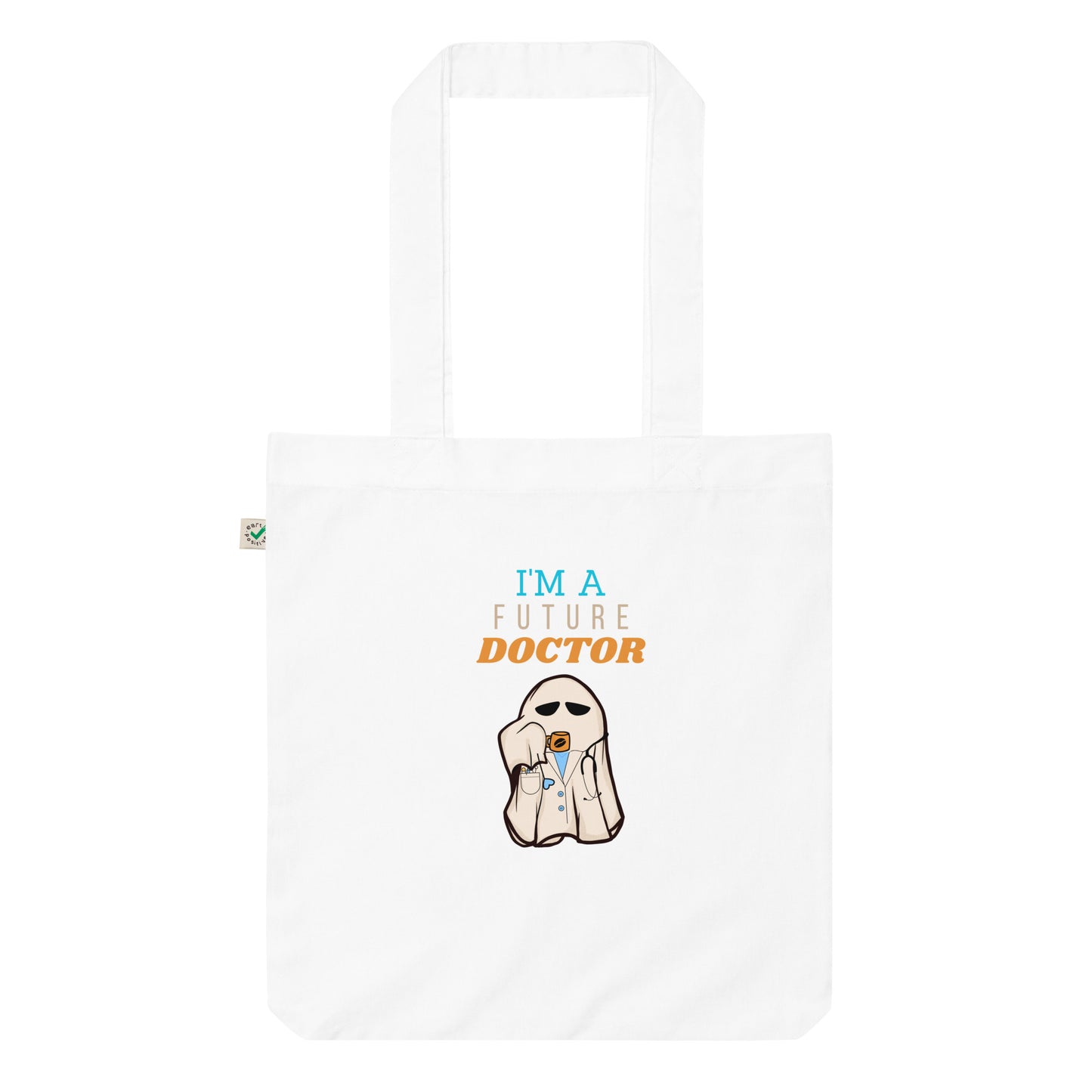 Future Doctor Organic fashion tote bag