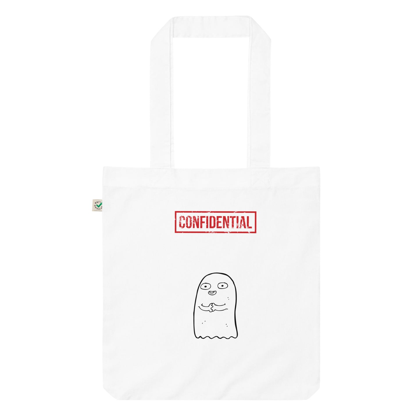 Confidential Organic fashion tote bag