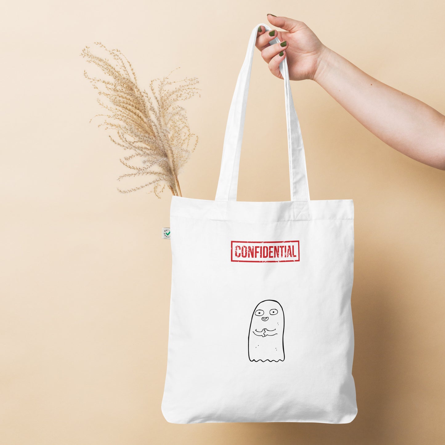 Confidential Organic fashion tote bag