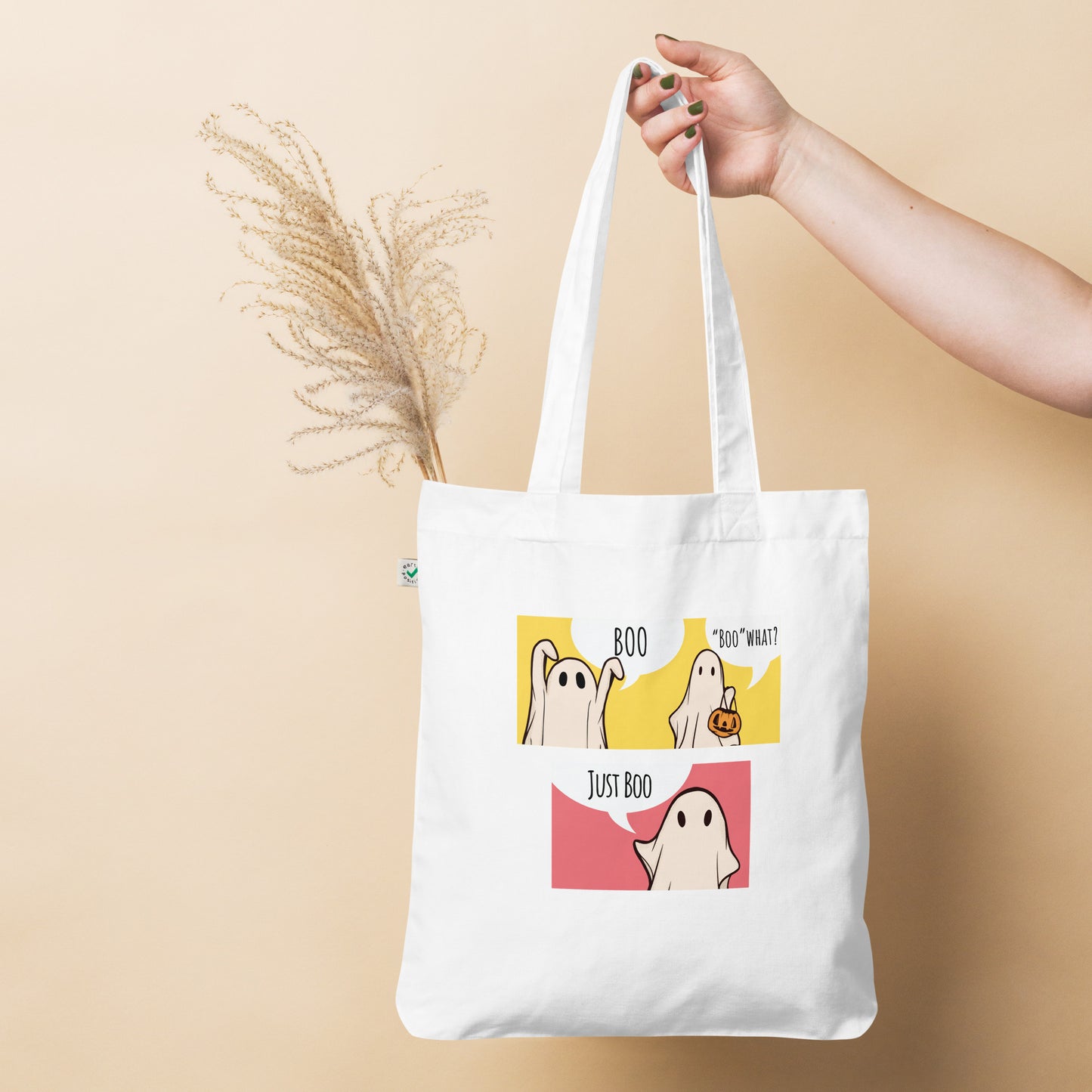 Just Boo Organic fashion tote bag