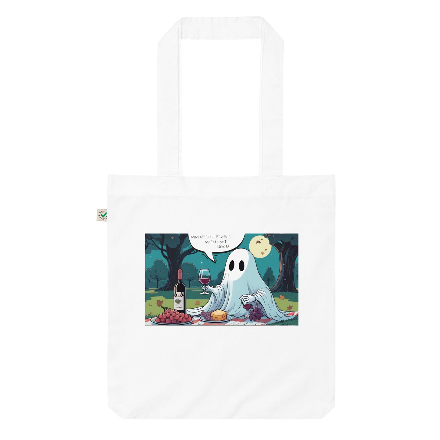 Only Boos Organic fashion tote bag