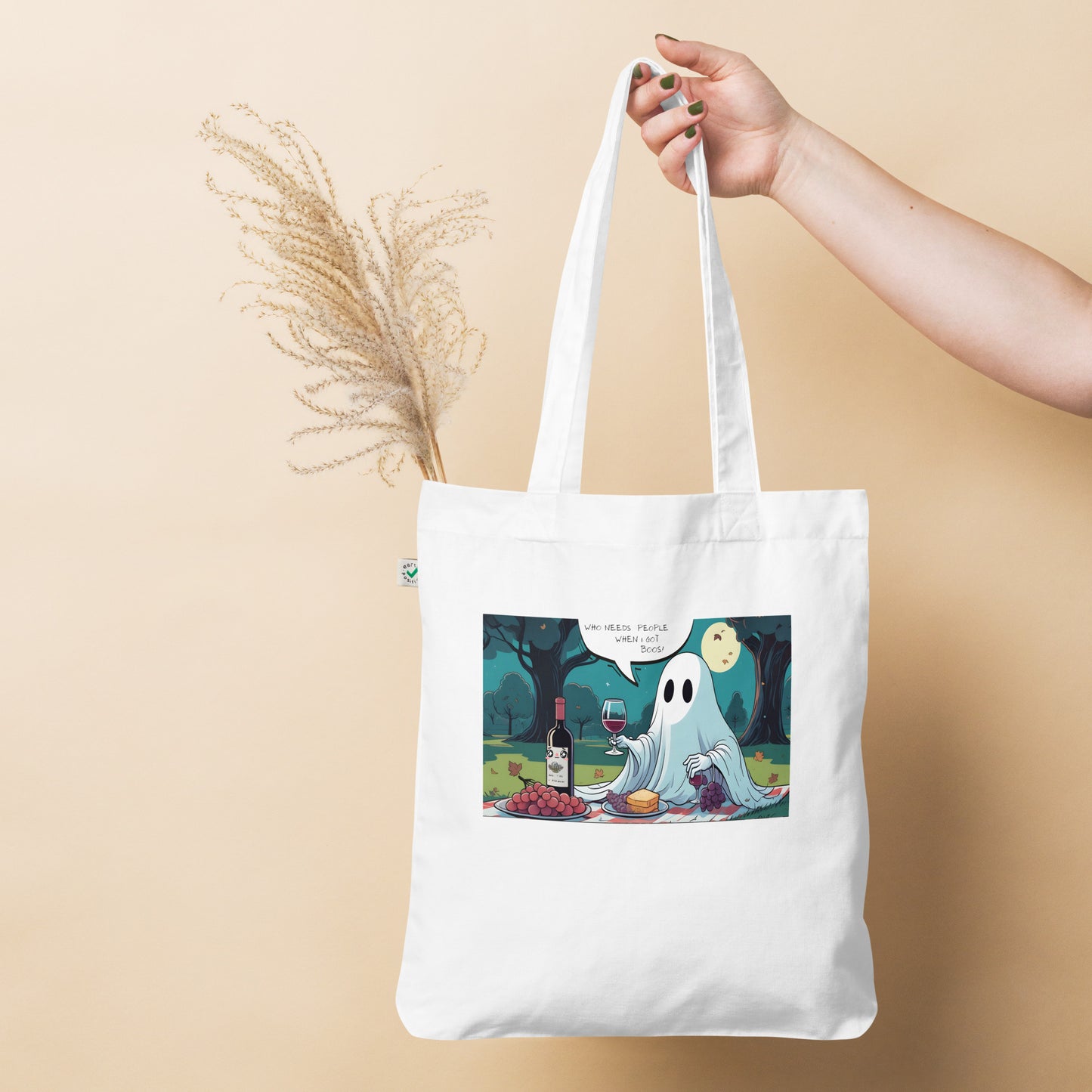 Only Boos Organic fashion tote bag