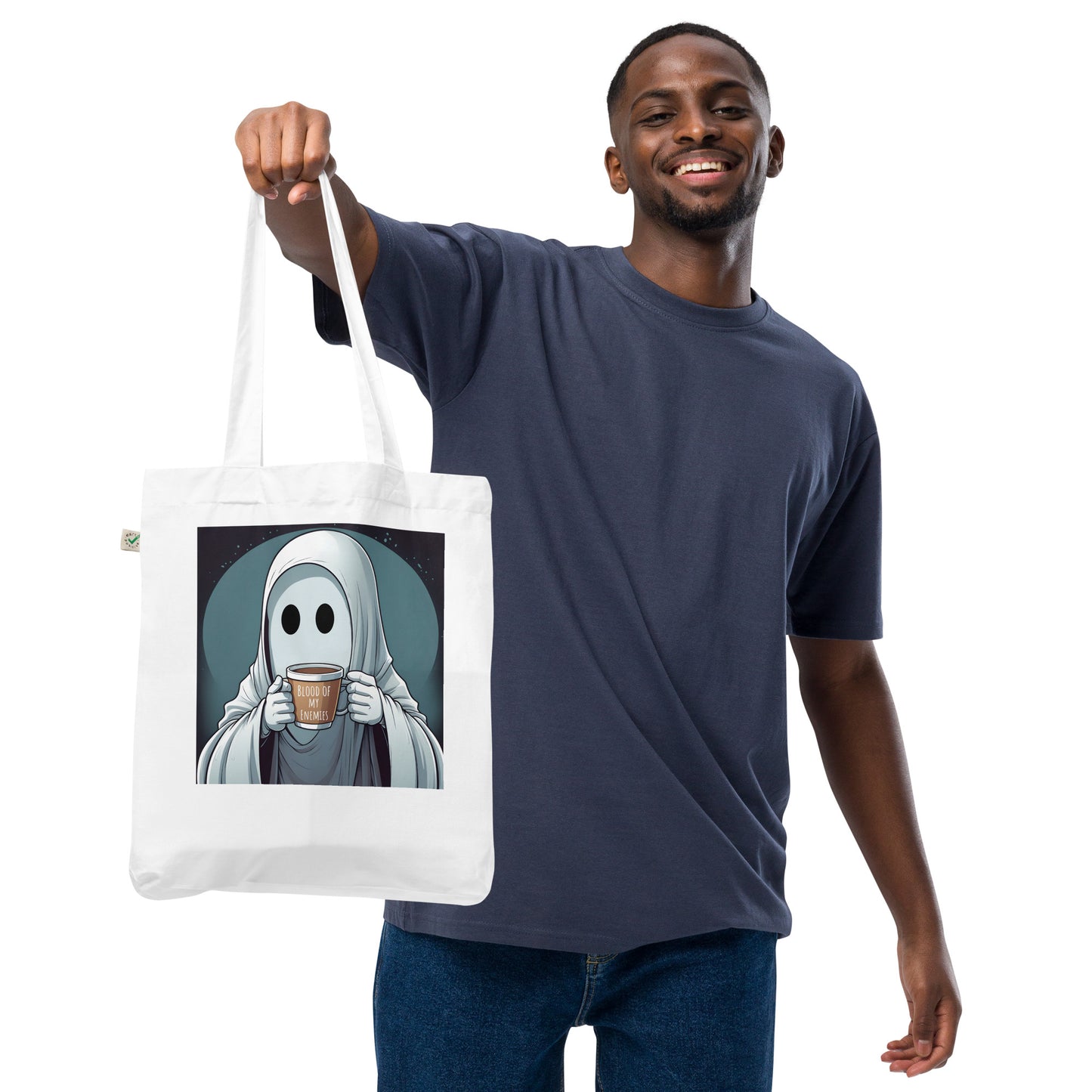 Happy Monday Organic fashion tote bag