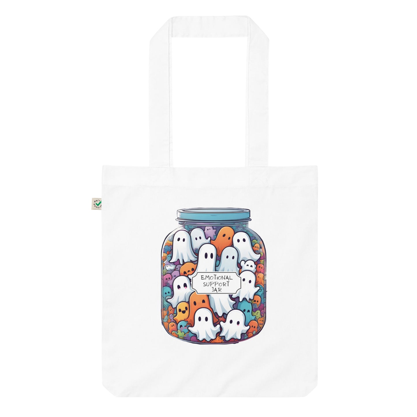 Emotional support jar Organic fashion tote bag