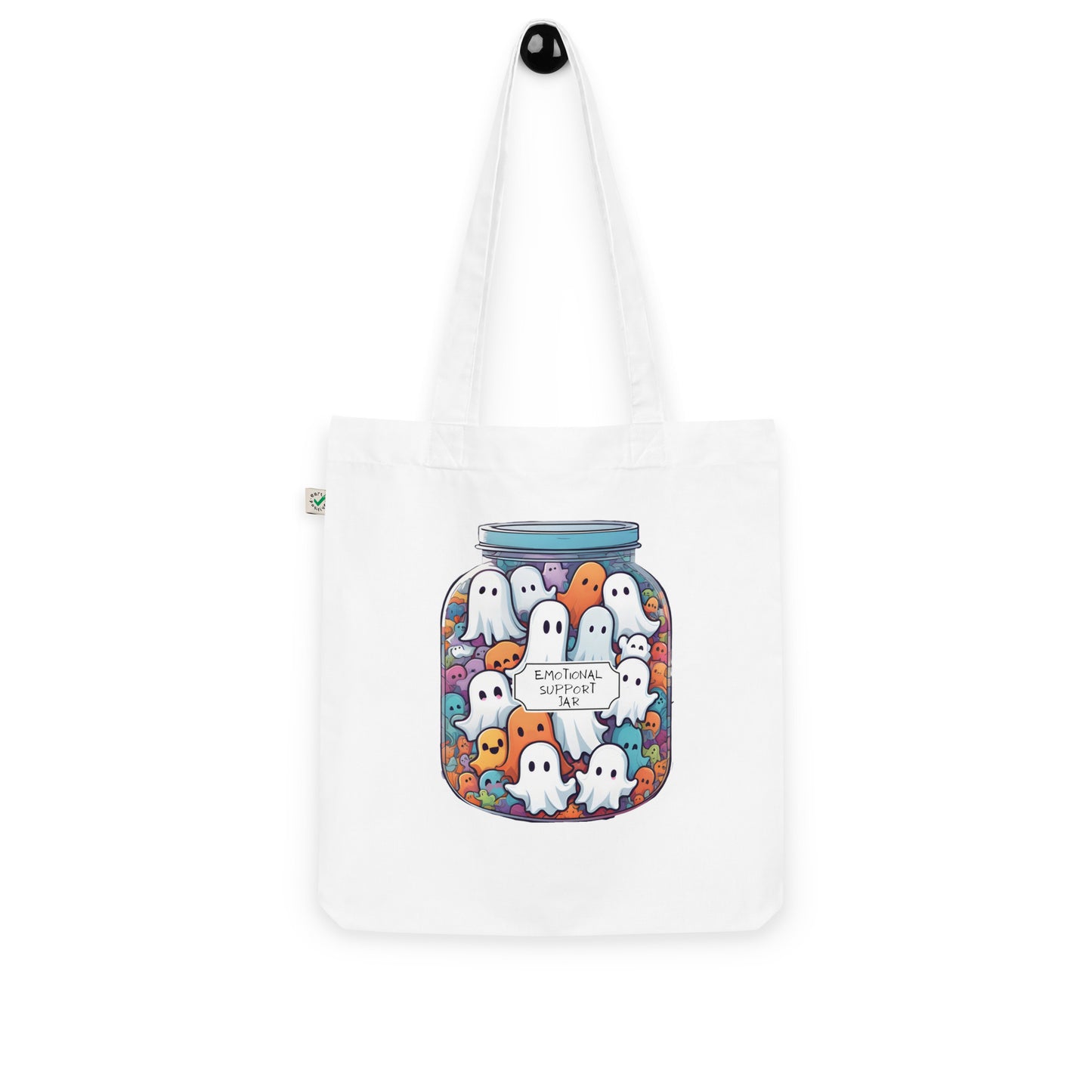 Emotional support jar Organic fashion tote bag