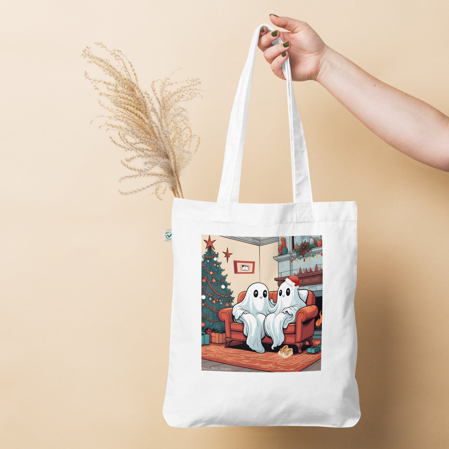 All I want for Xmas is boo Organic fashion tote bag