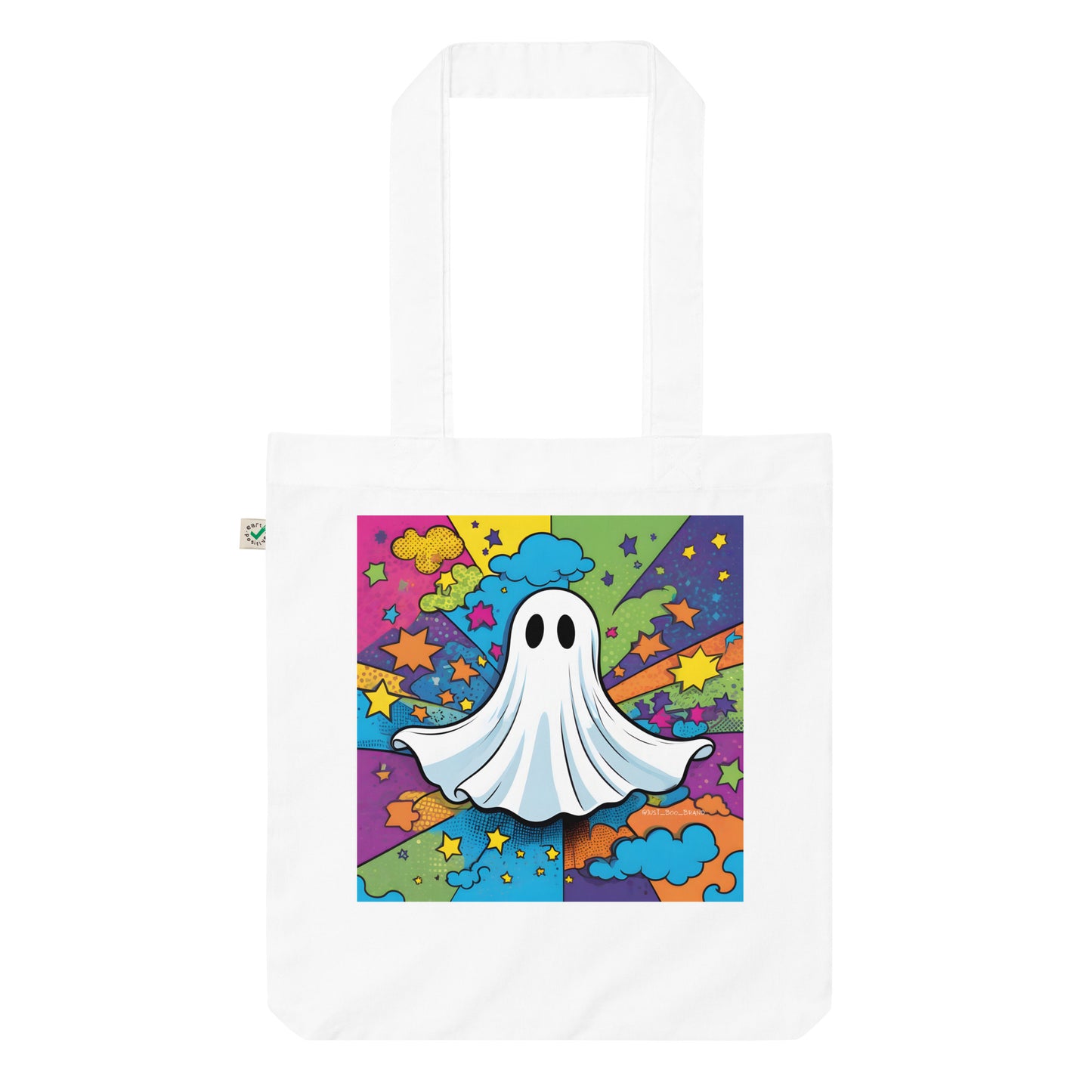 Pop-art Organic fashion tote bag