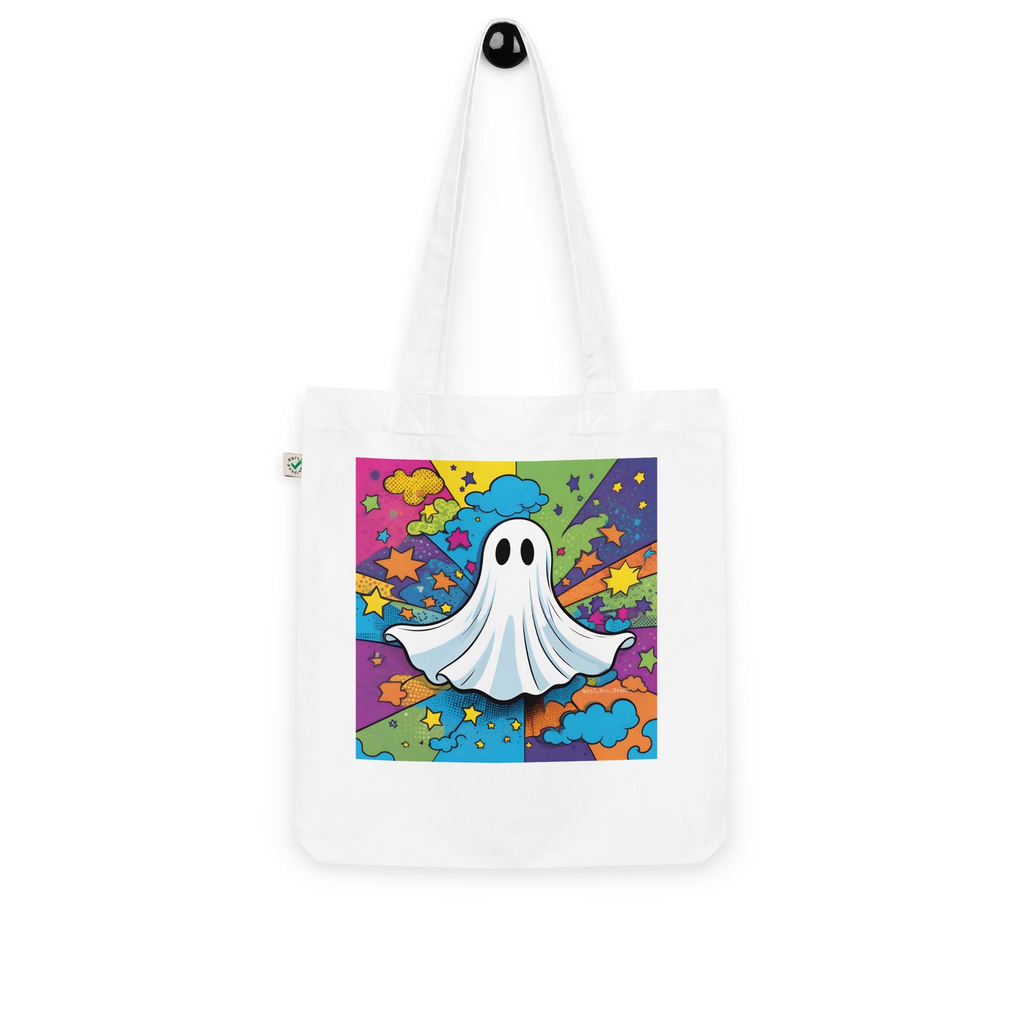 Pop-art Organic fashion tote bag