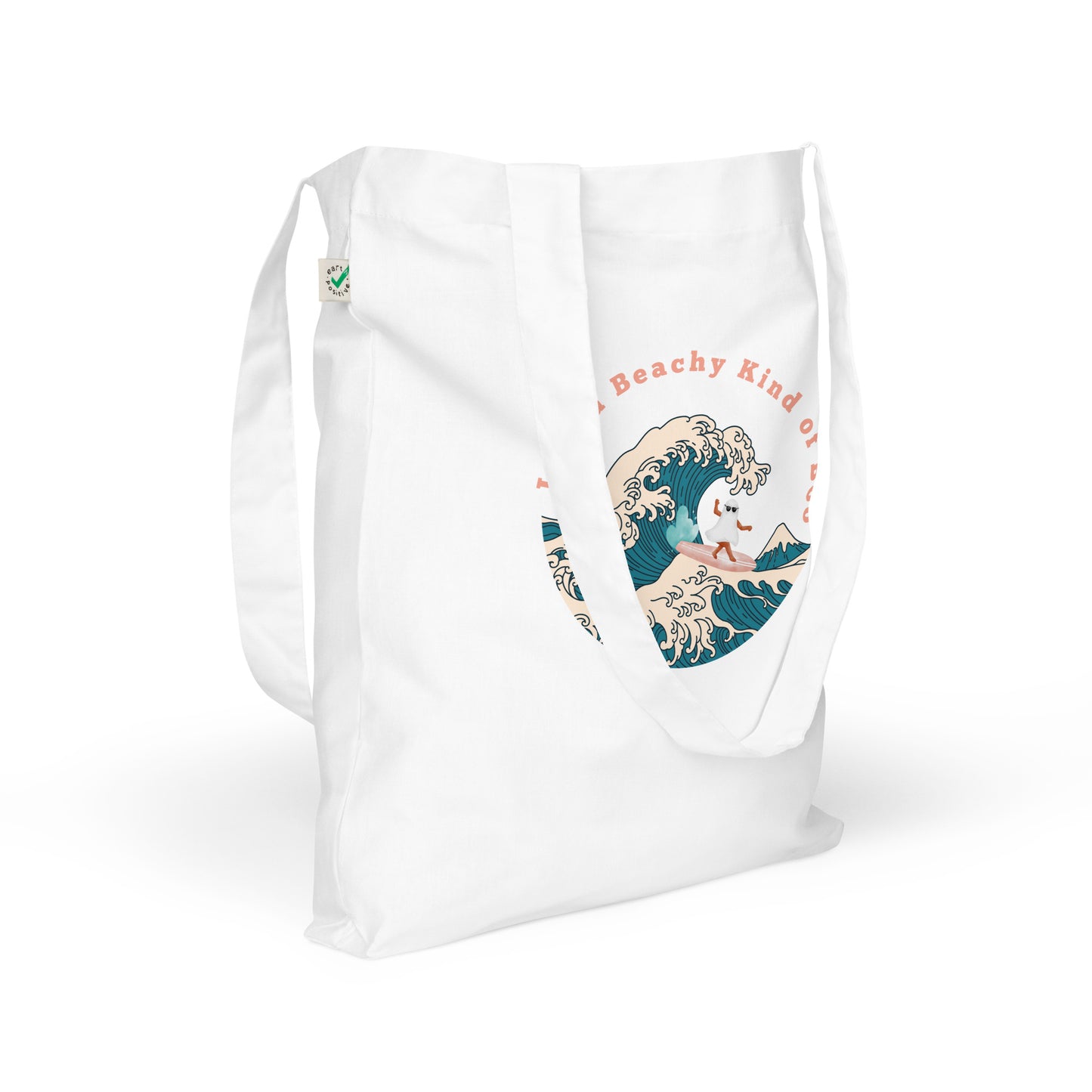 Beachy boo Organic fashion tote bag