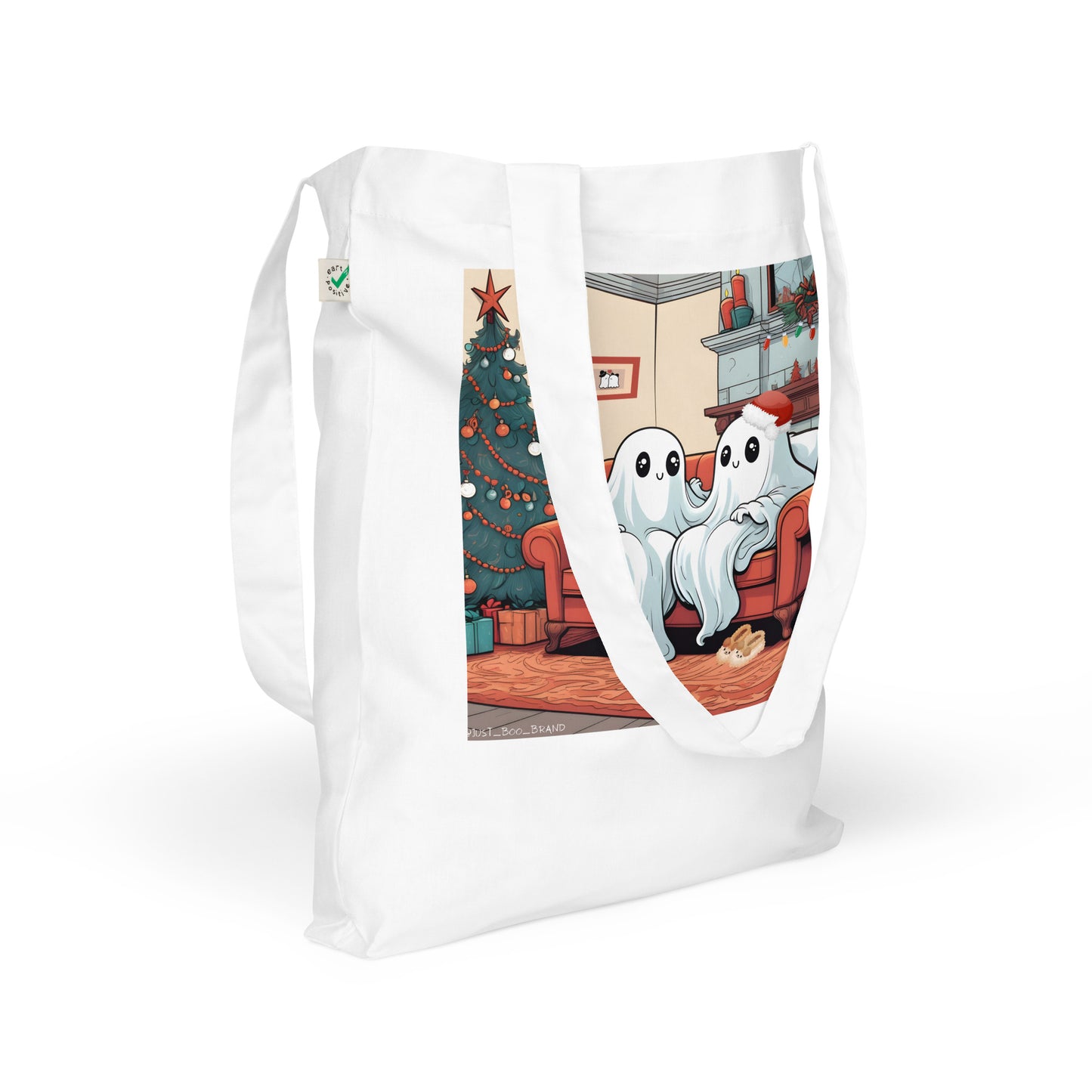 All I want for Xmas is boo Organic fashion tote bag