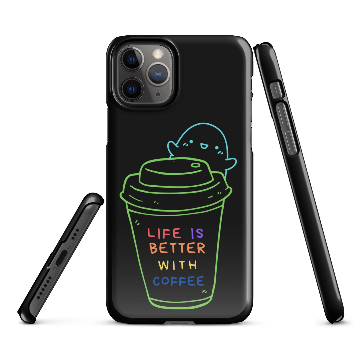 Life is better with coffee Snap case for iPhone®