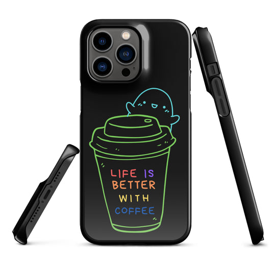 Life is better with coffee Snap case for iPhone®