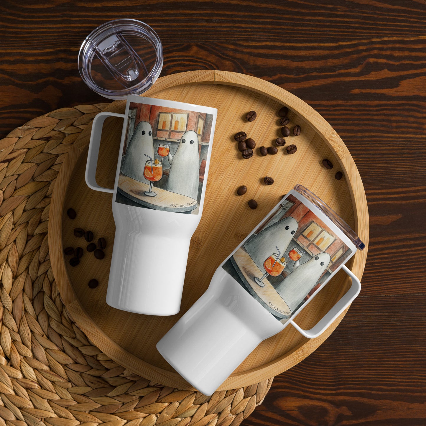 Aperols Forever Travel mug with a handle