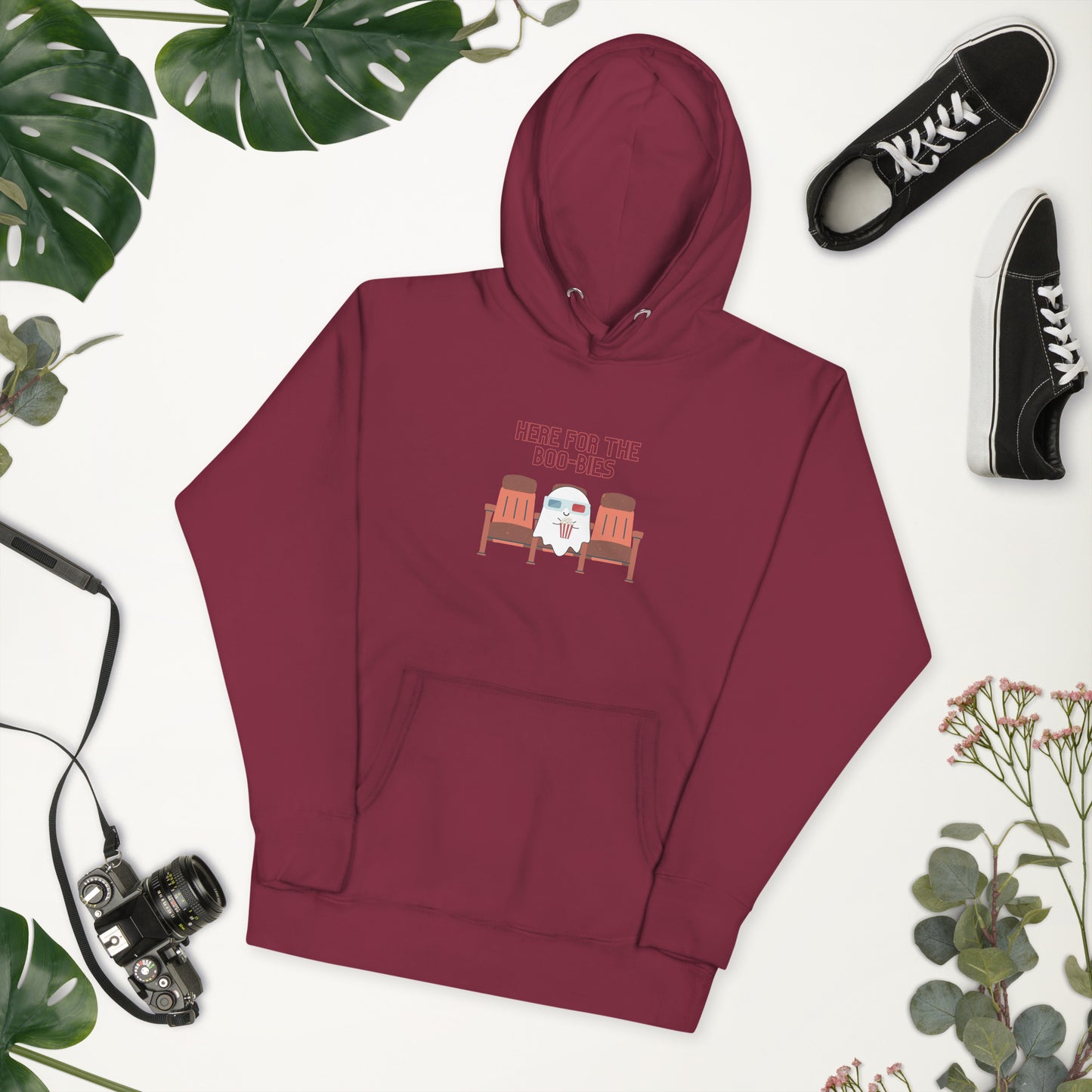 Here for the Boo-bies Unisex Hoodie