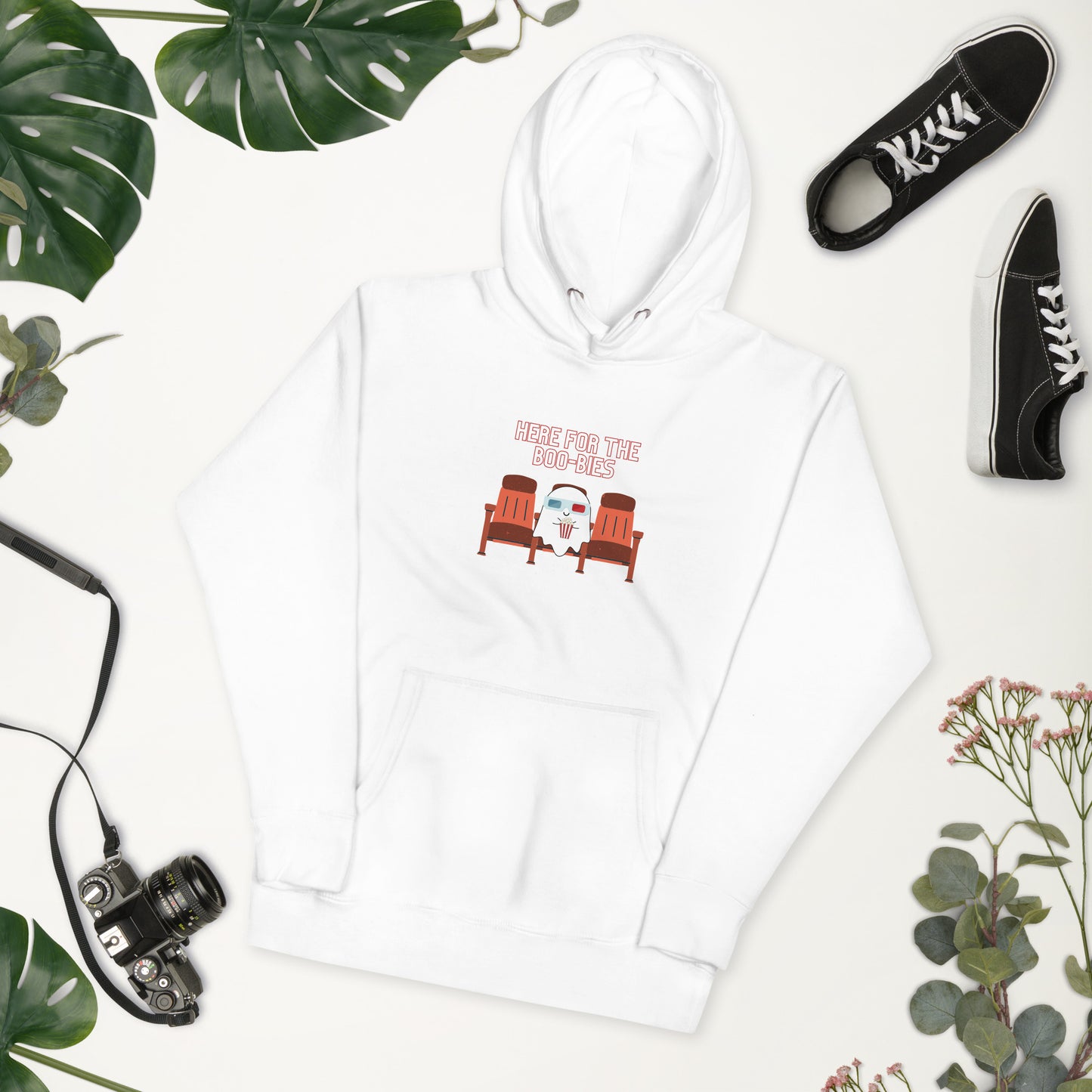 Here for the Boo-bies Unisex Hoodie