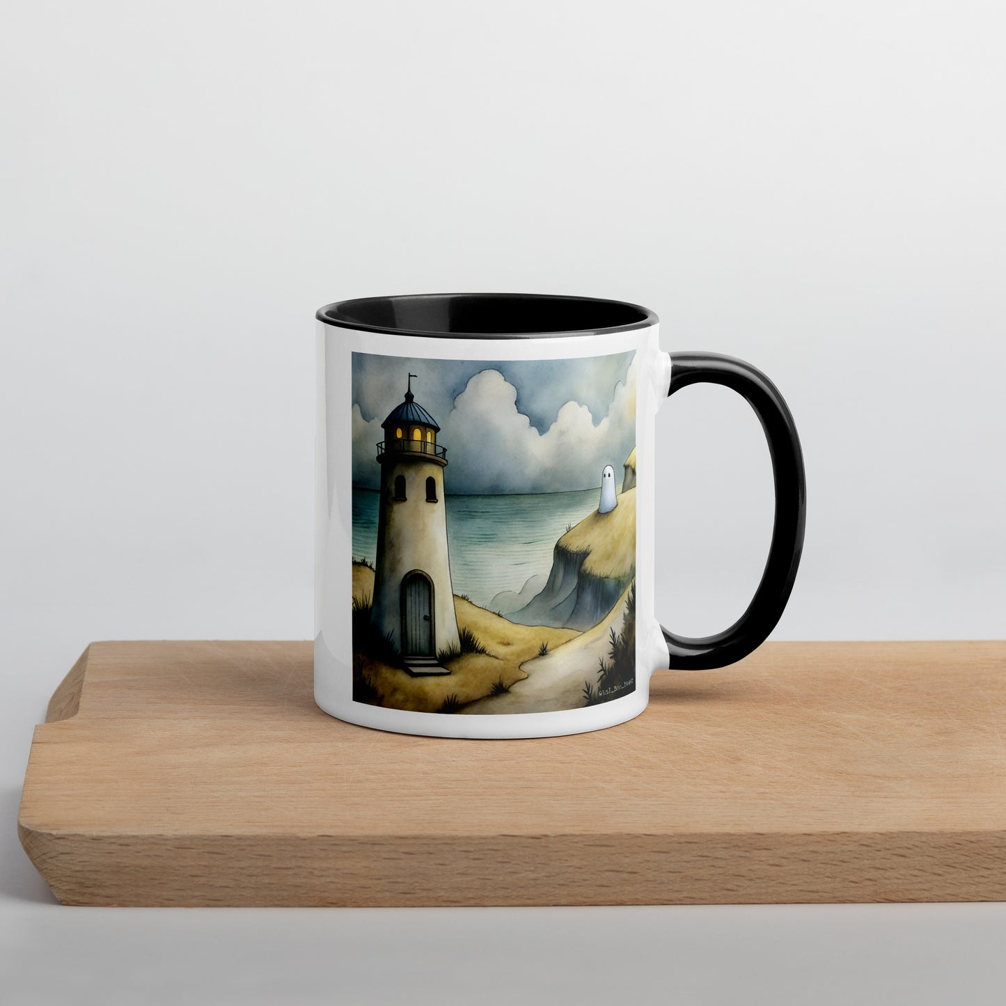 Lighthouse Mug with Color Inside