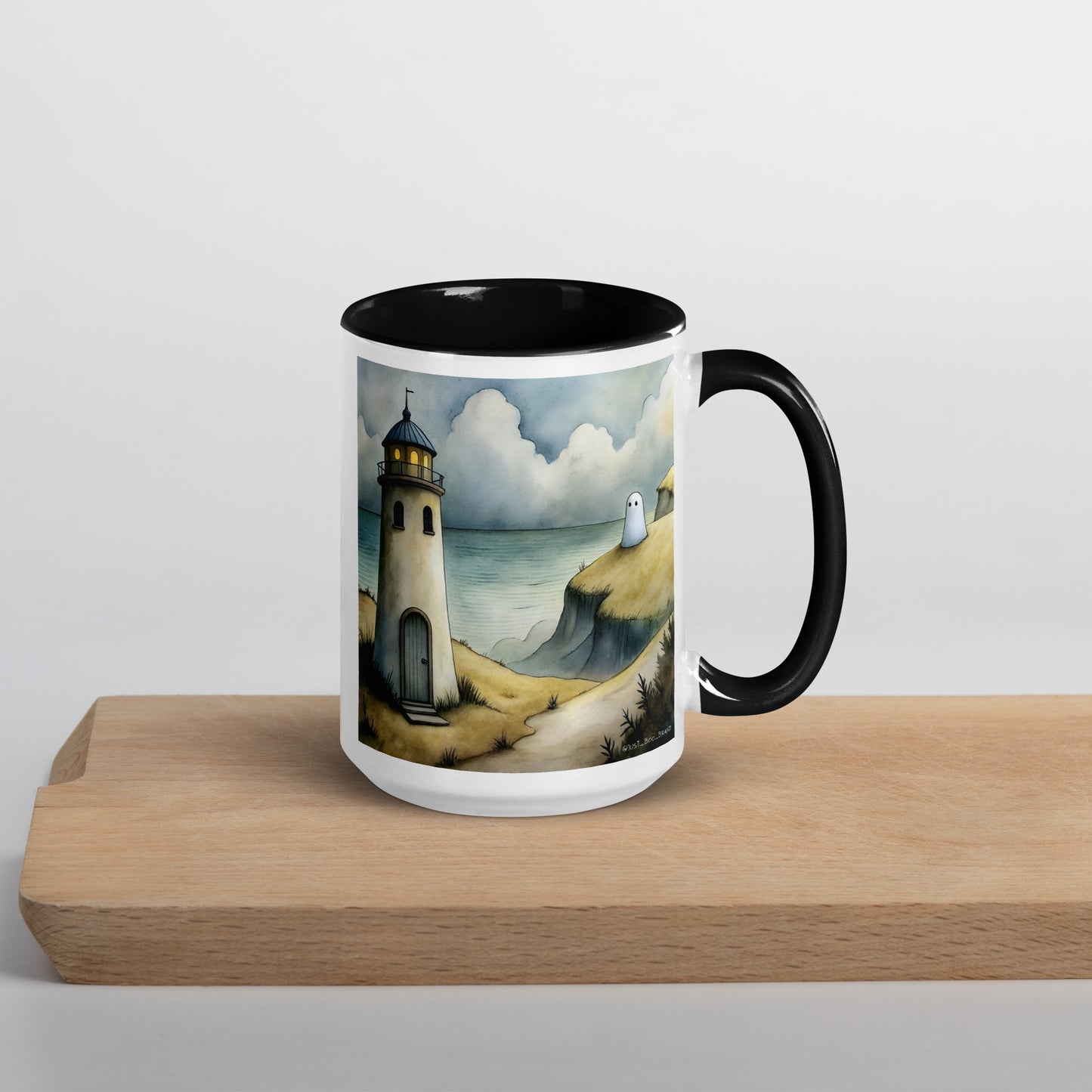 Lighthouse Mug with Color Inside