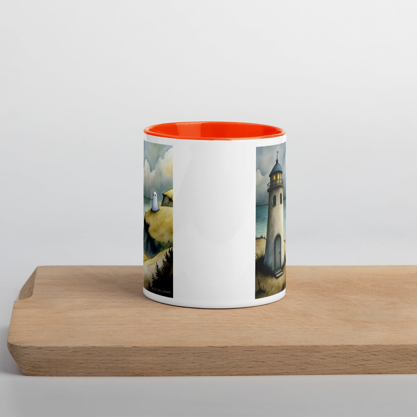 Lighthouse Mug with Color Inside