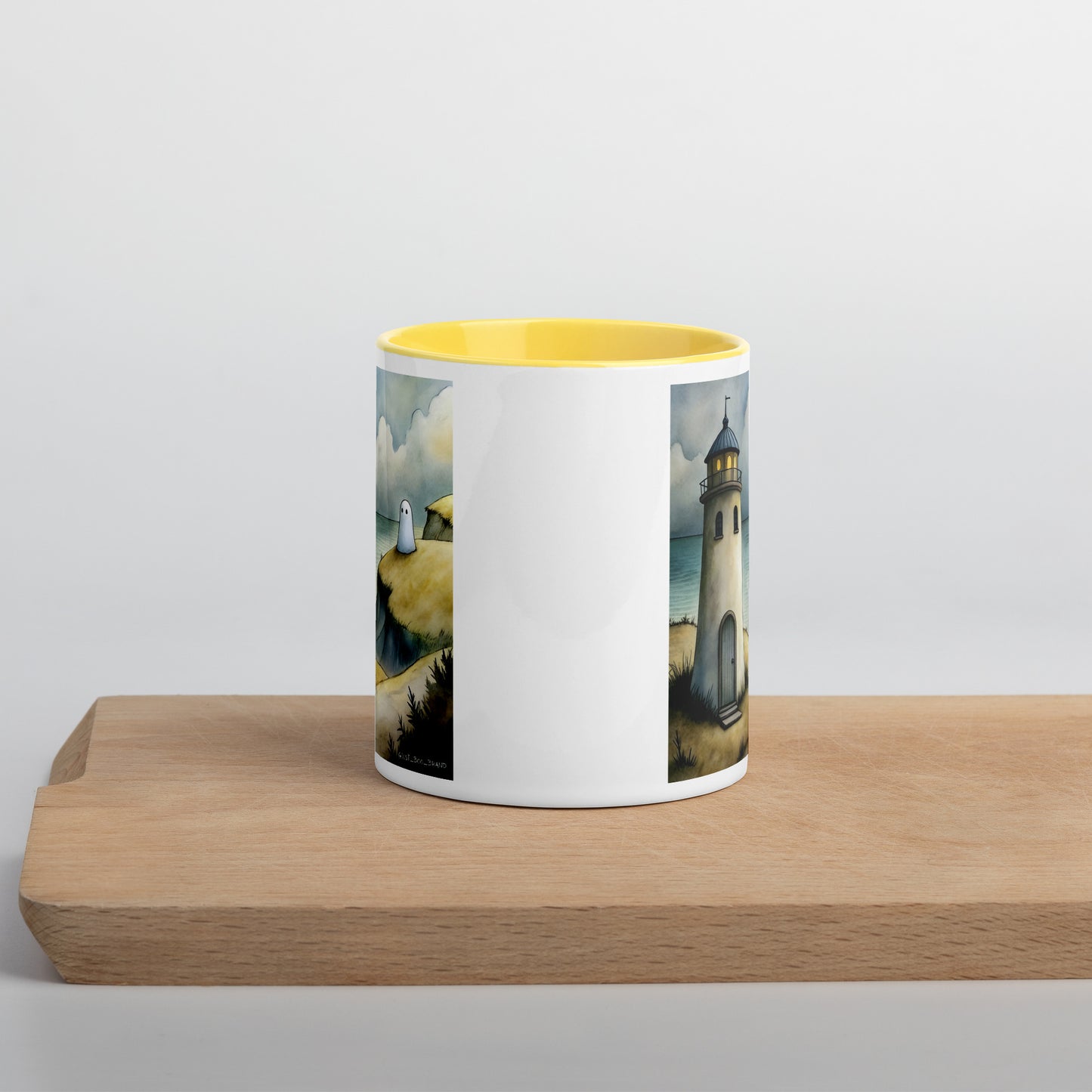 Lighthouse Mug with Color Inside