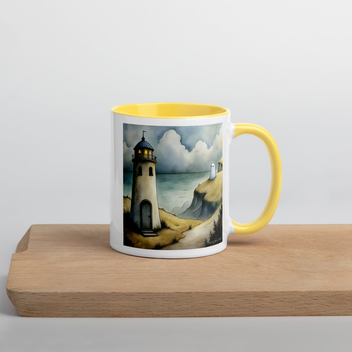 Lighthouse Mug with Color Inside