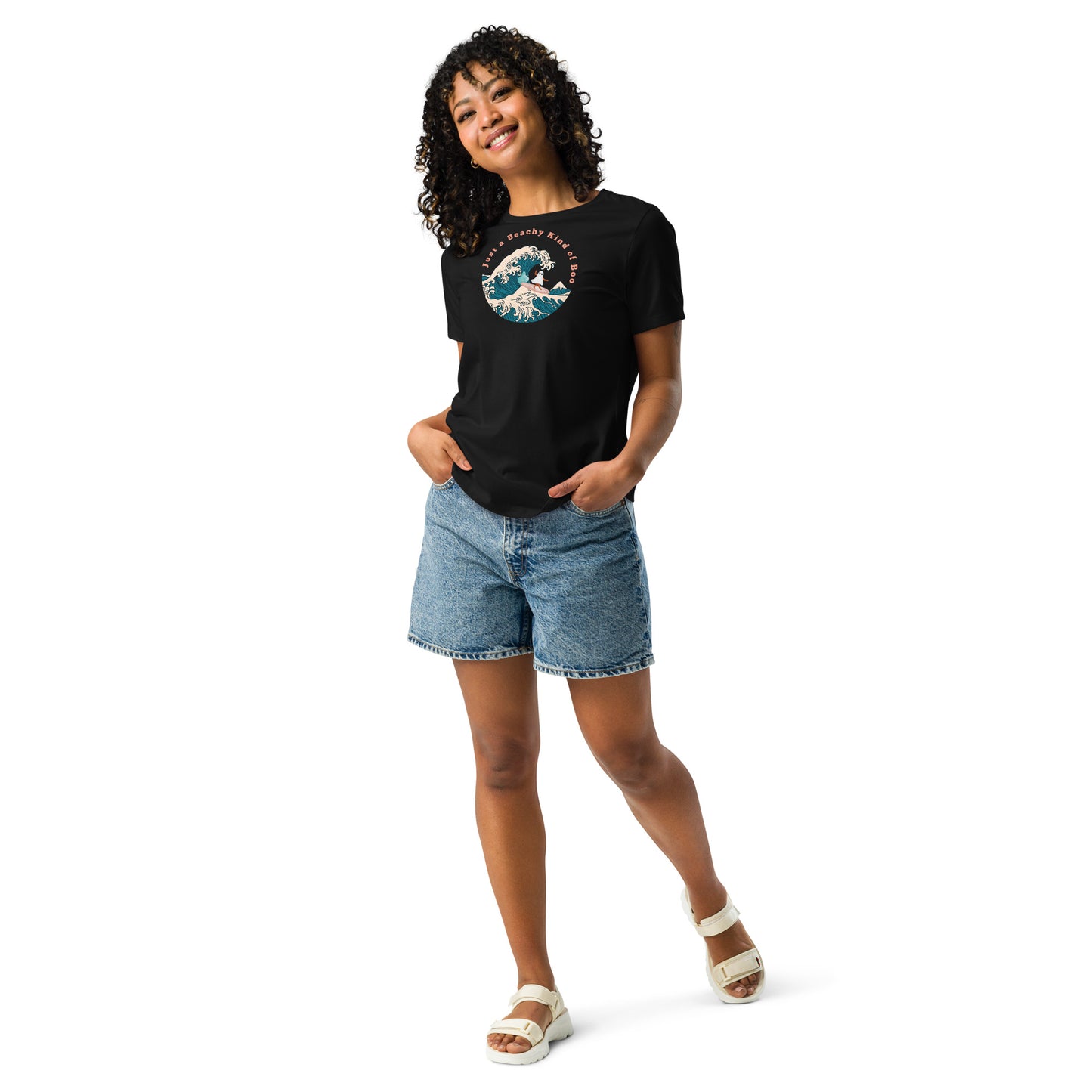 Beachy Boo Women's Relaxed T-Shirt