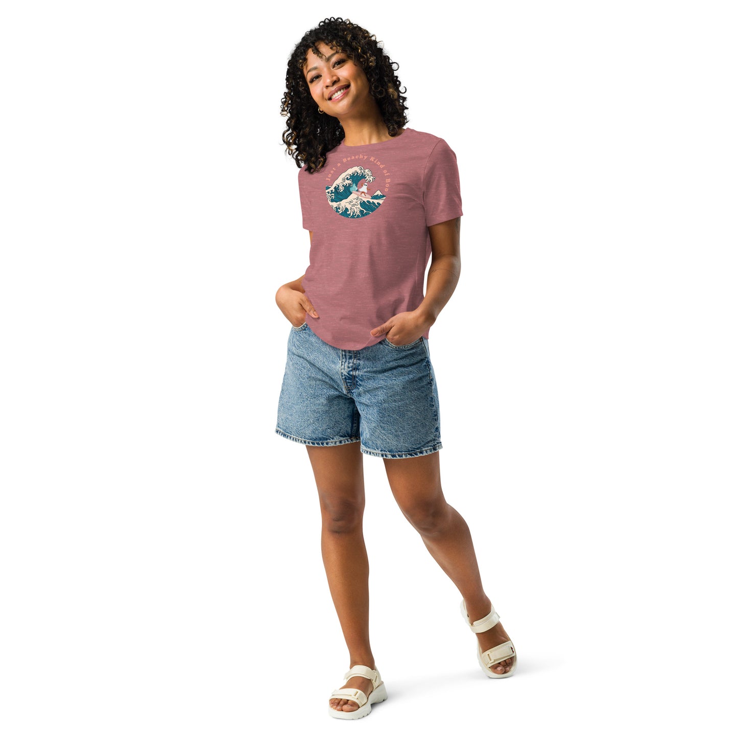 Beachy Boo Women's Relaxed T-Shirt