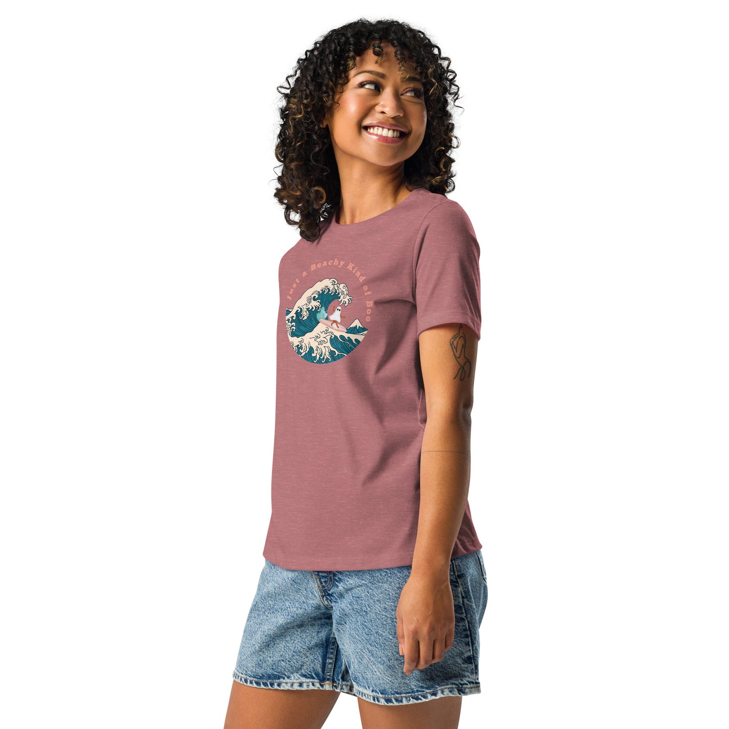 Beachy Boo Women's Relaxed T-Shirt