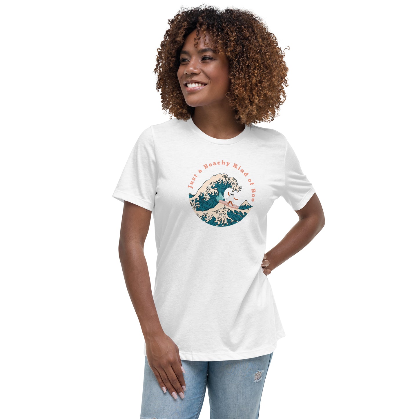 Beachy Boo Women's Relaxed T-Shirt