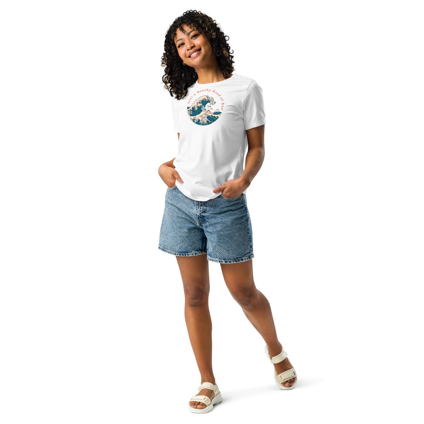 Beachy Boo Women's Relaxed T-Shirt