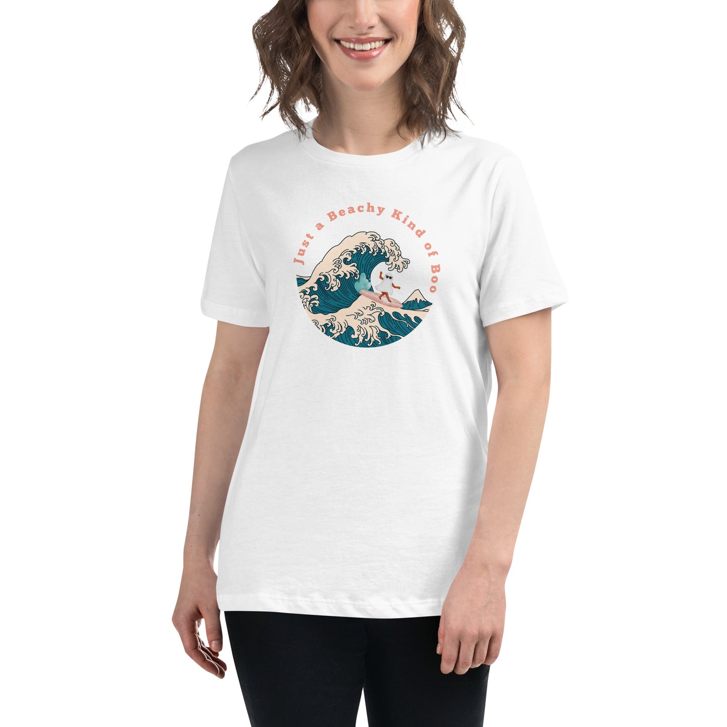 Beachy Boo Women's Relaxed T-Shirt