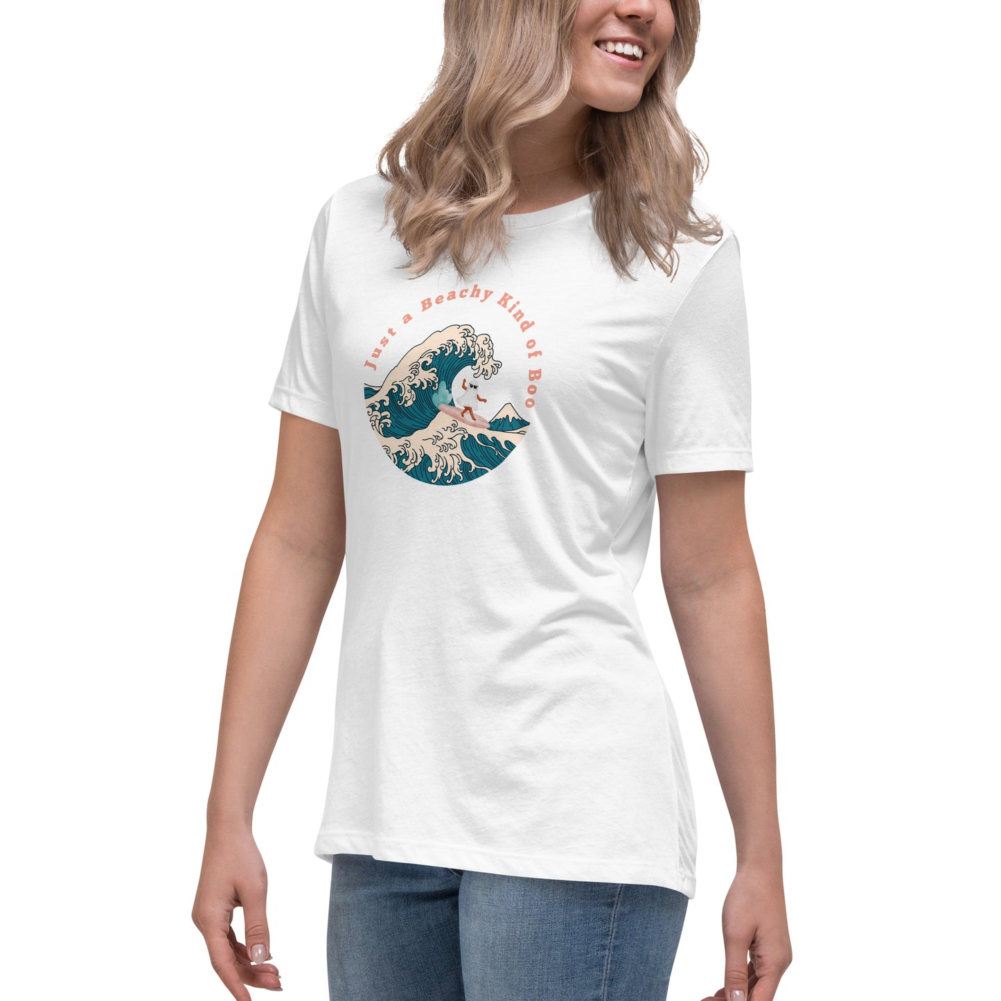 Beachy Boo Women's Relaxed T-Shirt