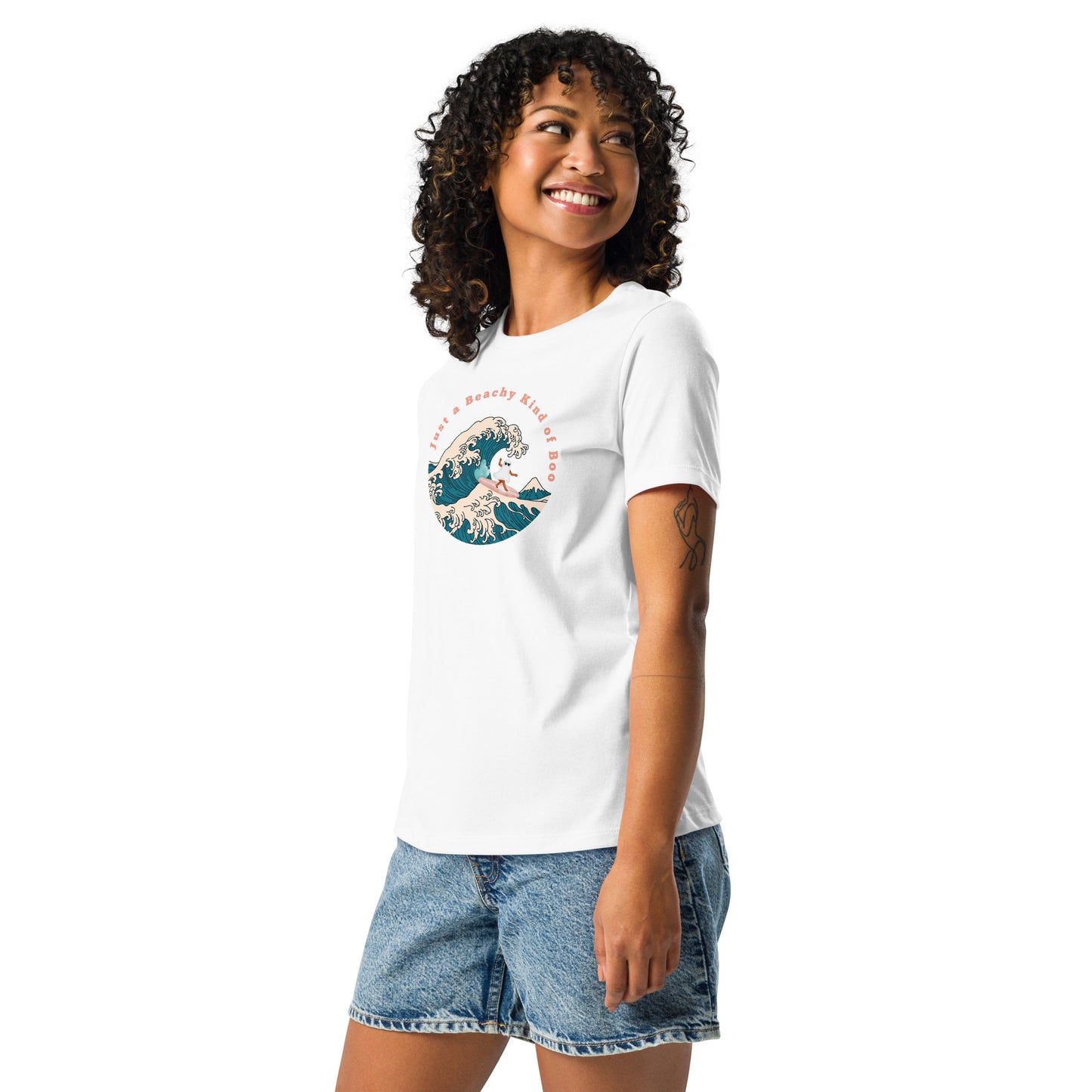 Beachy Boo Women's Relaxed T-Shirt