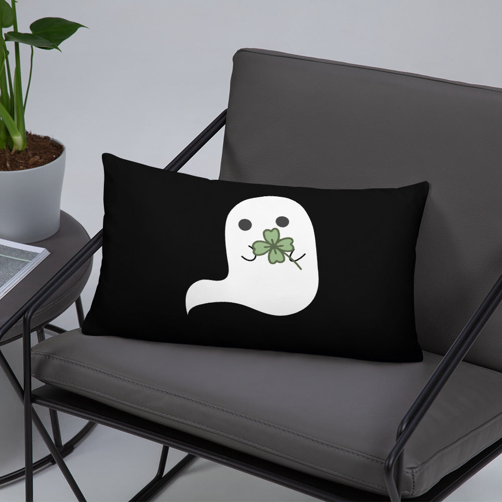 Clover Boo (black) Basic Pillow