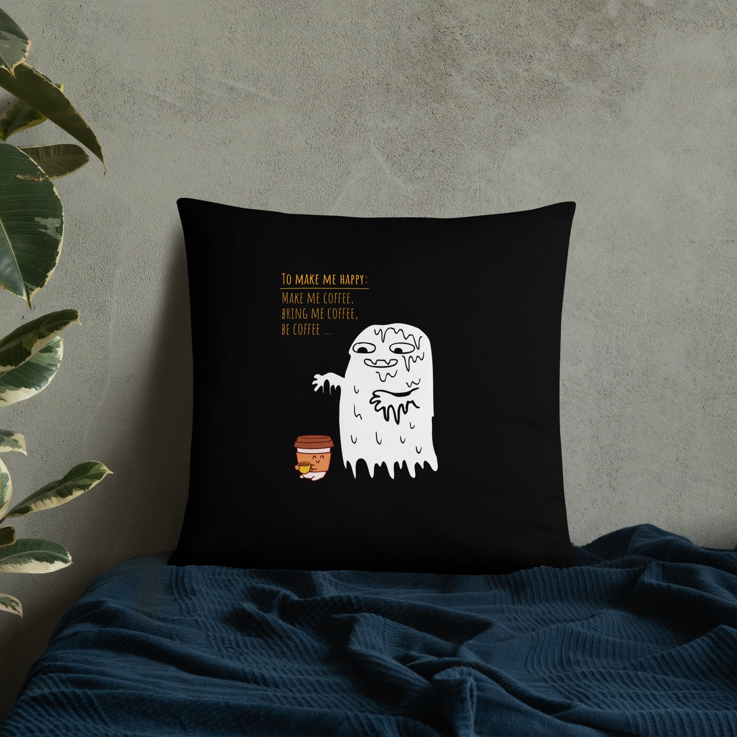 Be Coffee Basic Pillow