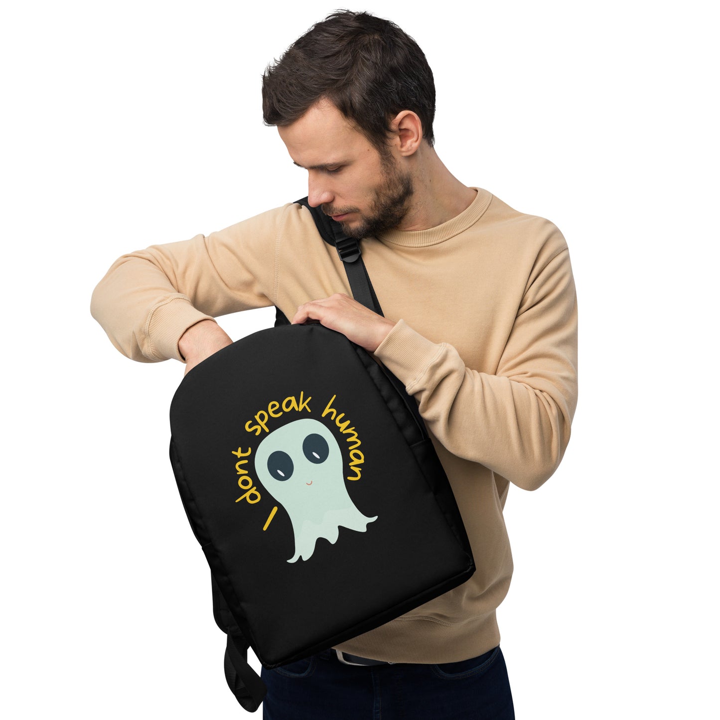 I don't speak human Minimalist Backpack