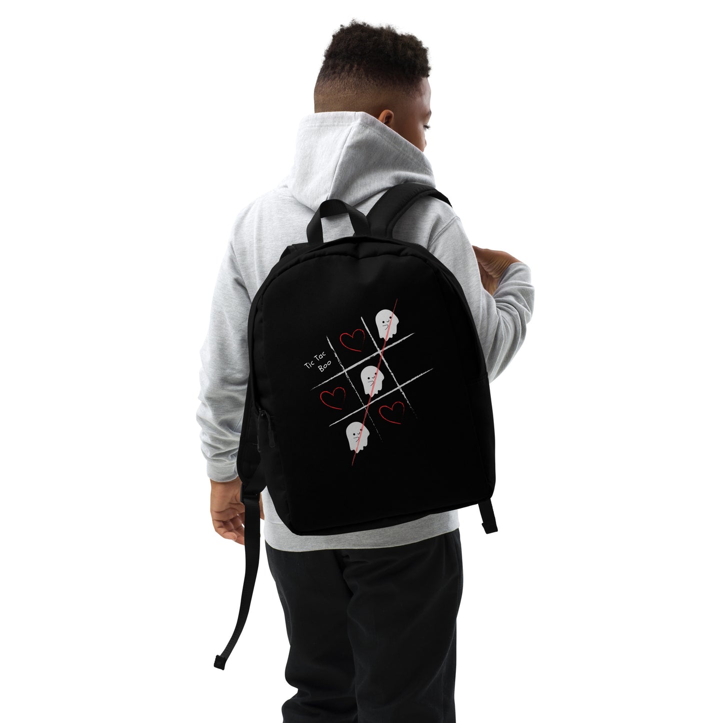 Tic-Tac-Boo Minimalist Backpack