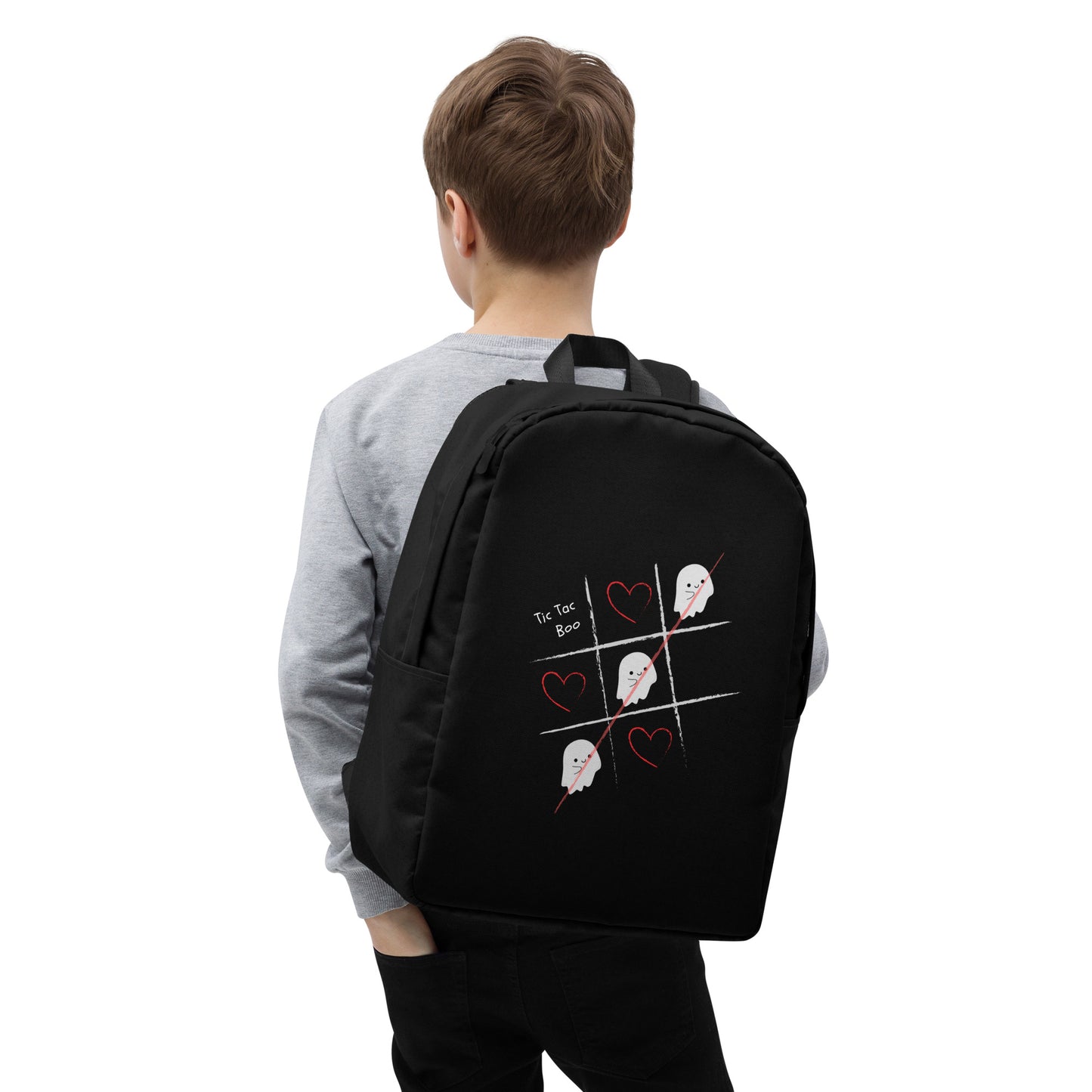 Tic-Tac-Boo Minimalist Backpack