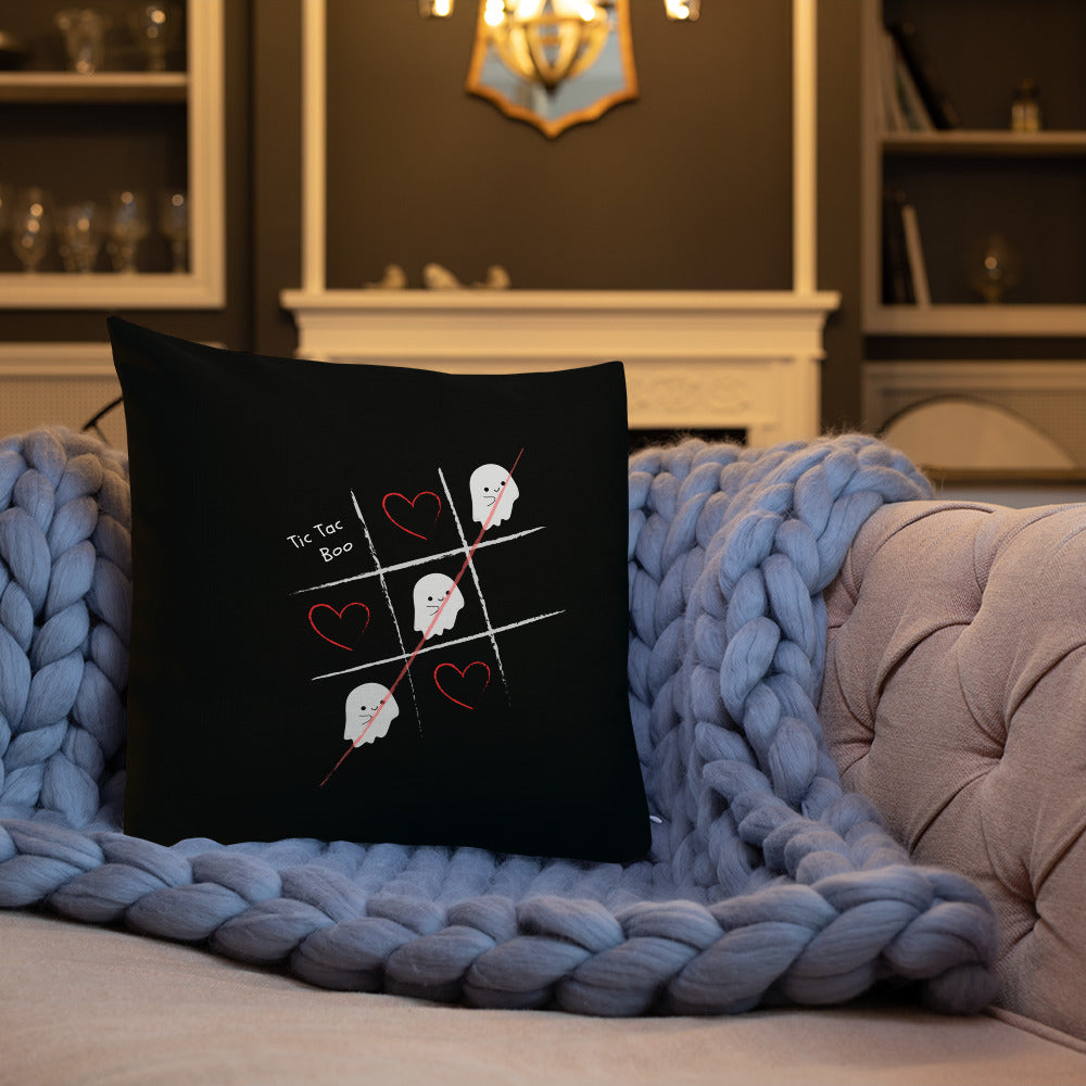 Tic-tac-boo Premium Pillow