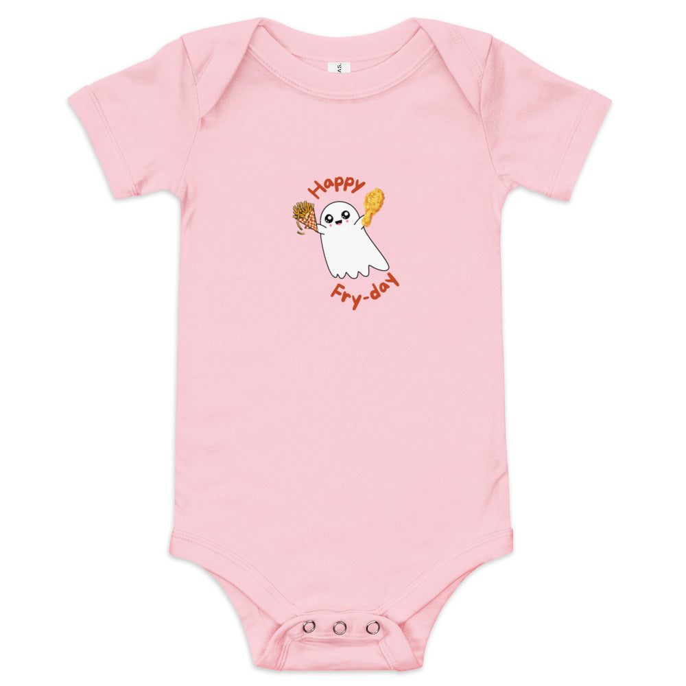 Happy Fry-day Baby short sleeve one piece