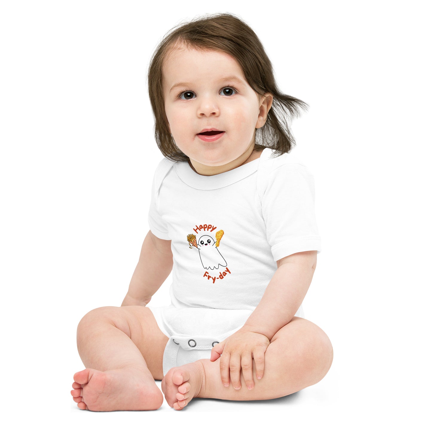 Happy Fry-day Baby short sleeve one piece