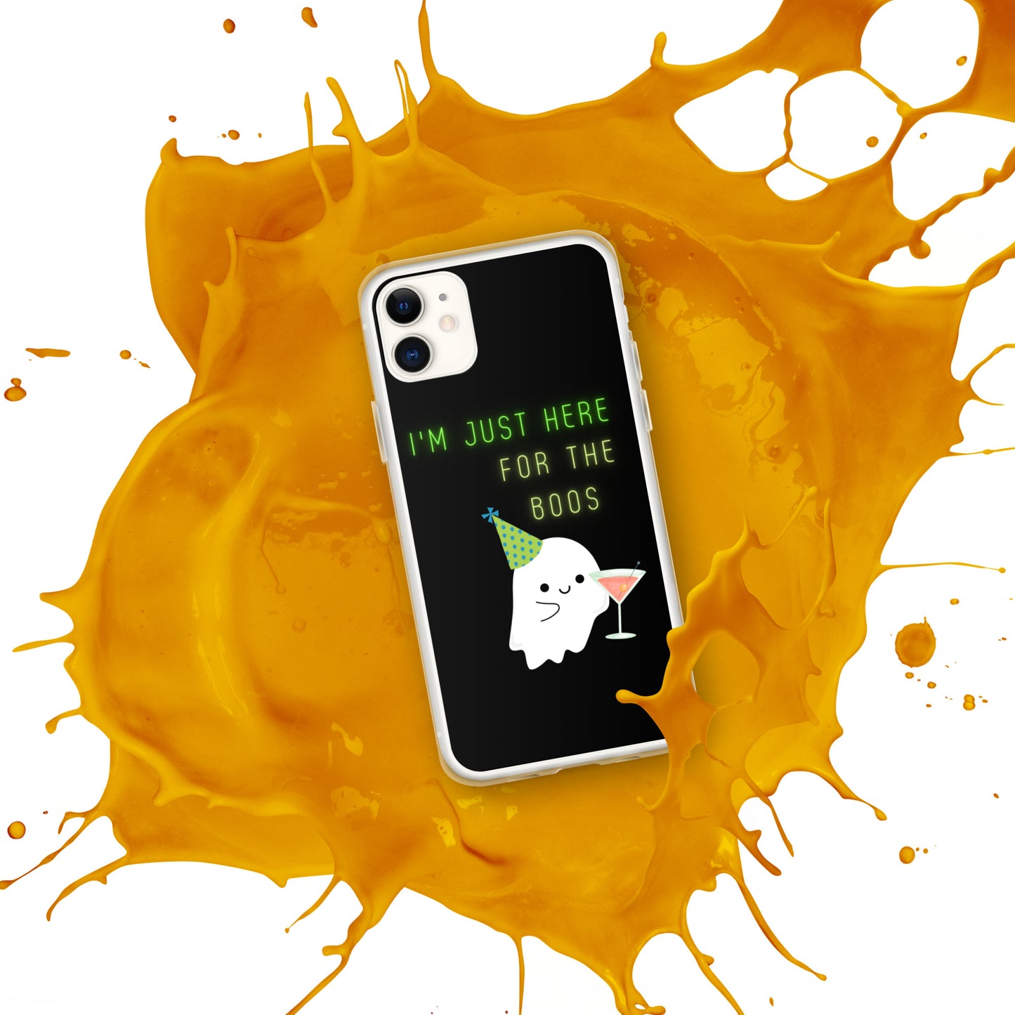 I'm just here for the boos iPhone Case