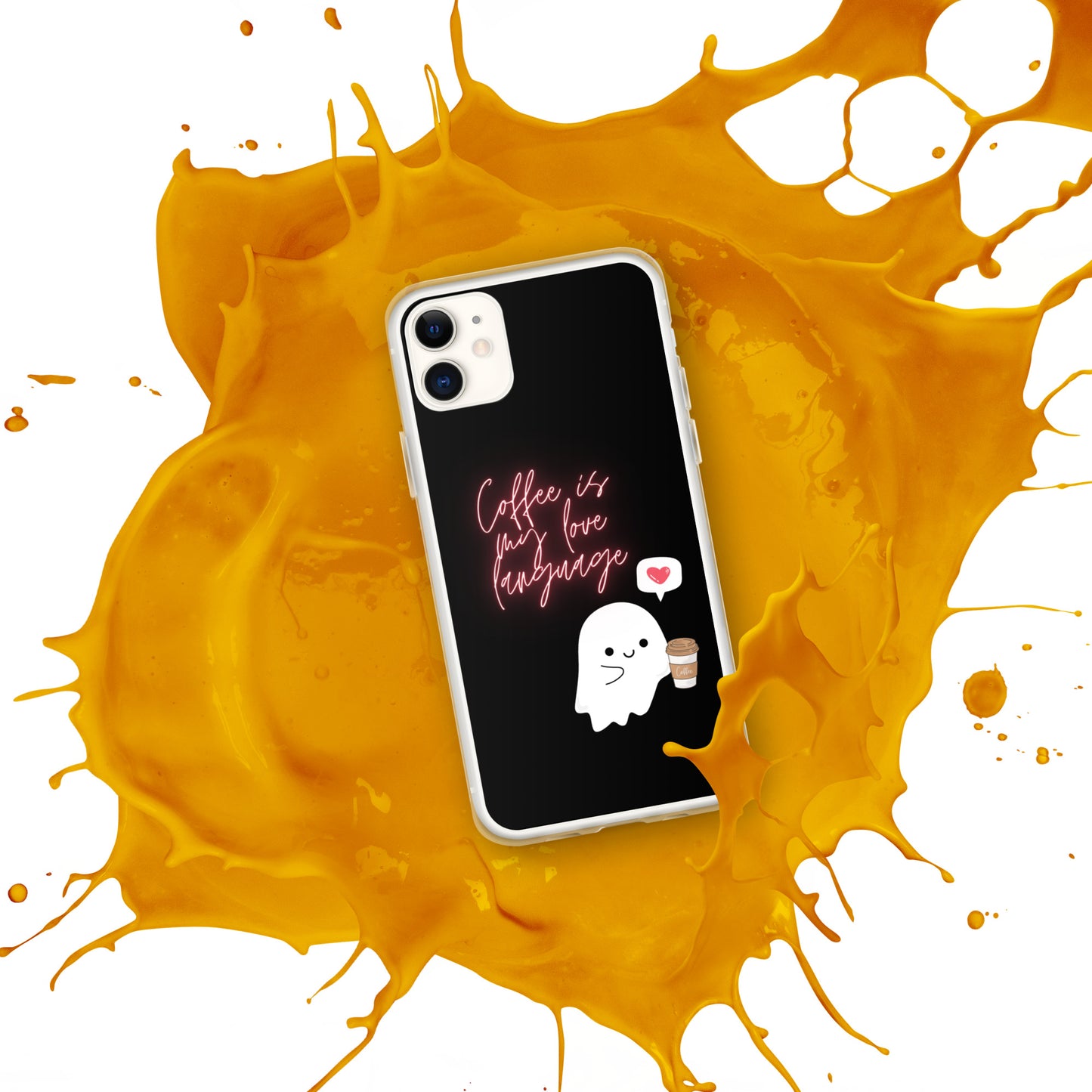 Coffee is my love language iPhone Case