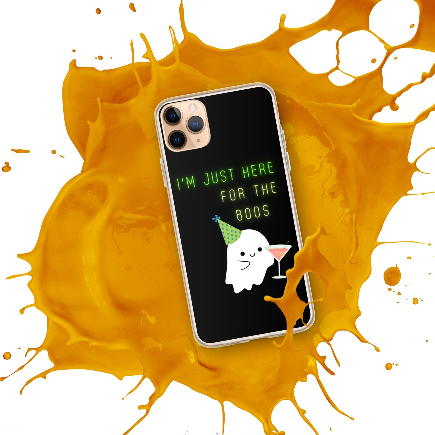 I'm just here for the boos iPhone Case