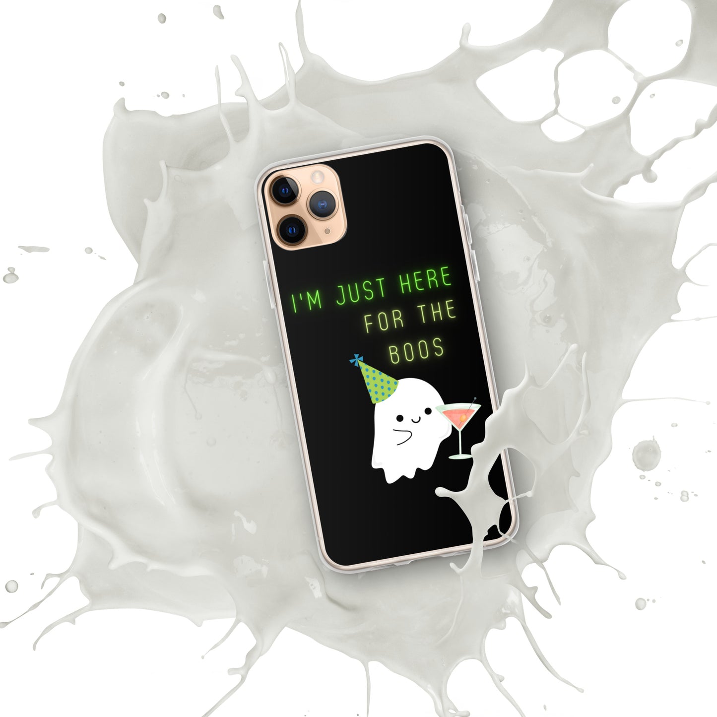 I'm just here for the boos iPhone Case